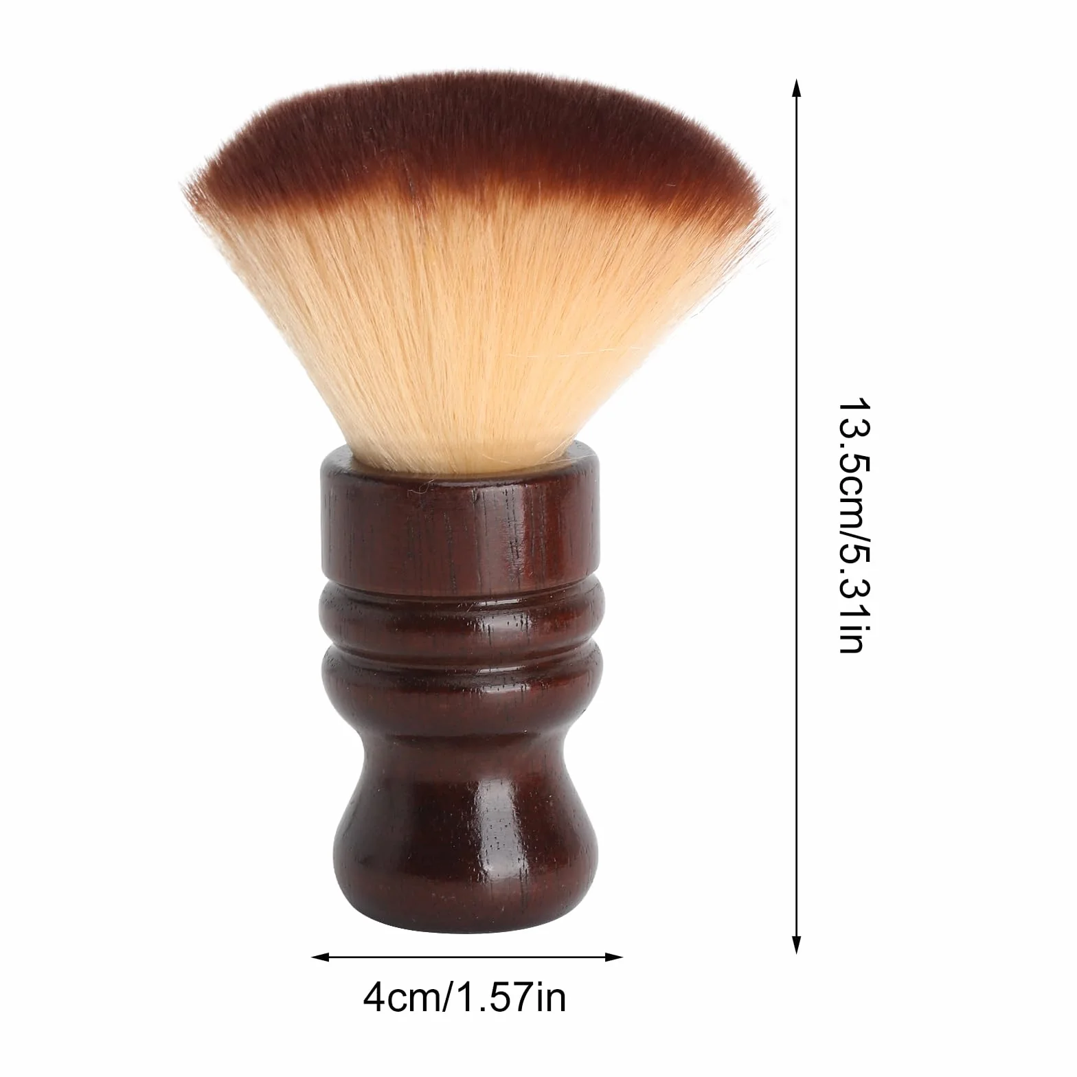Pennello da Barba Spazzola Barbiere per Salone,Pennello Professionale per Talco, Barbiere Collo Spazzola Spazzola Barba per Barber Shop,Spazzola Professionale per Parrucchieri/Barbiere in Legno