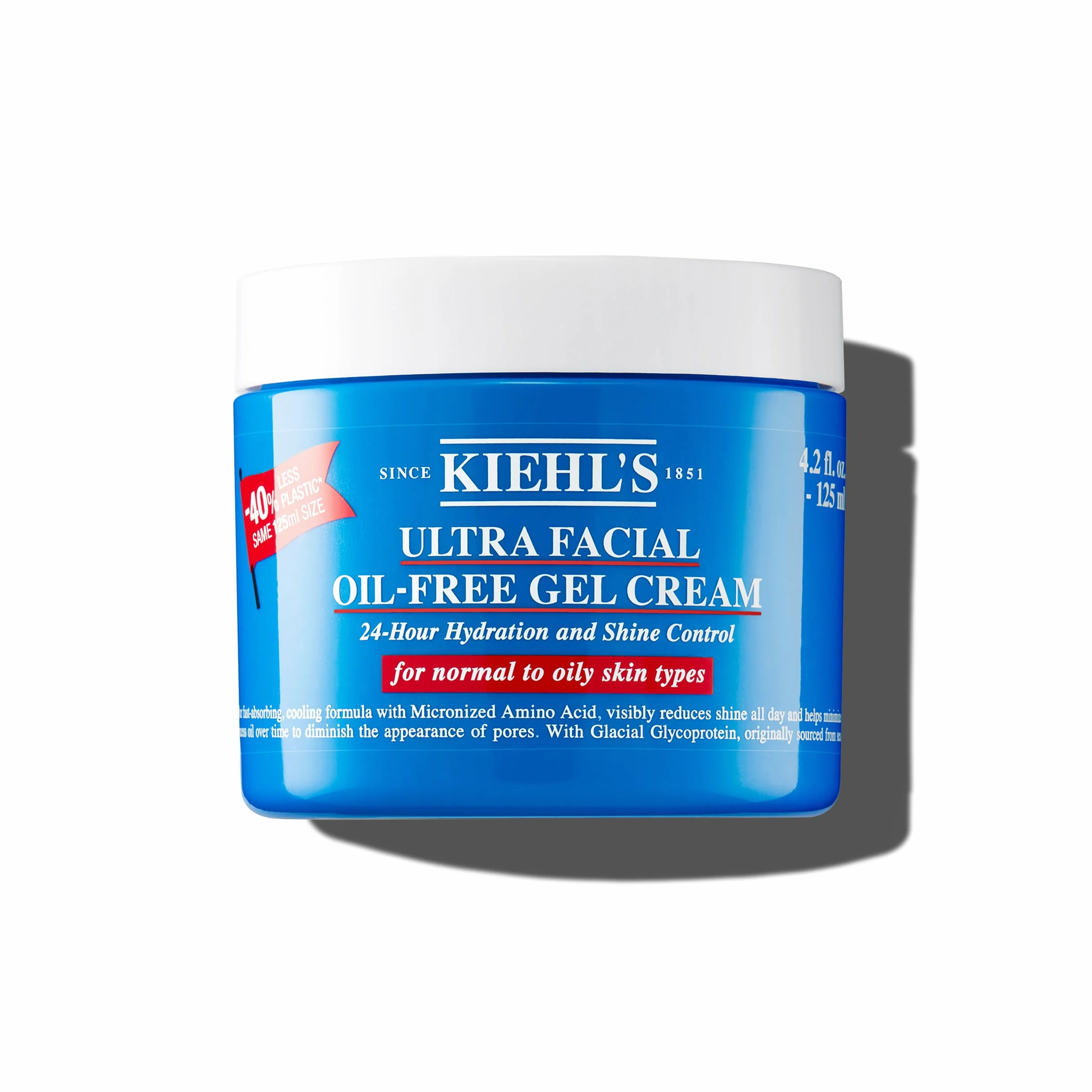KIEHL'S Ultra Facial Oil-Free Gel Cream, Crema in Gel Idratante, Per Pelli da Normali a Grasse