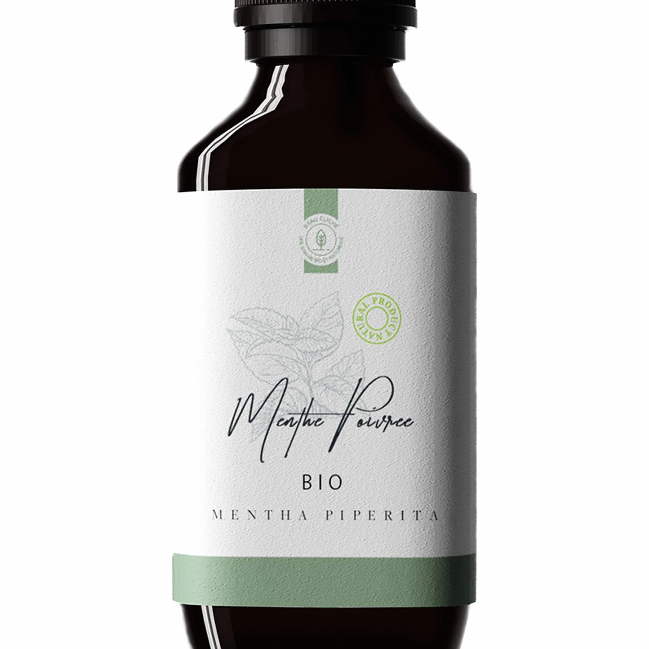 50ml Olio Essenziale di Menta Piperita BIO (Mentha piperita) - 100% Puro, Naturale e Biologico - Olio Essenziale di Menta Commestibile - Fresco, Energizzante e Limpido
