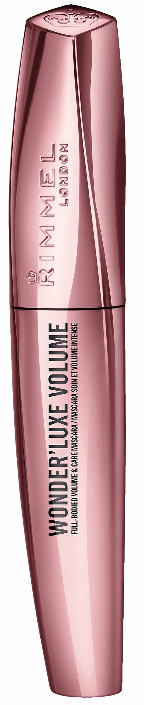 Rimmel London Wonder'Luxe Mascara Volumizzante con Oli Preziosi, Trattamento Rinforzante Ciglia, 11 ml, Nero
