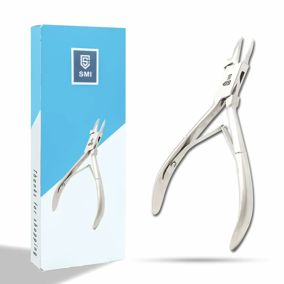 SMI 12.7 cm Tagliaunghie di precisione per Unghie Tronchesino Unghie Manicure Pedicure Unghie Spesse Incarnite Acciaio Inox