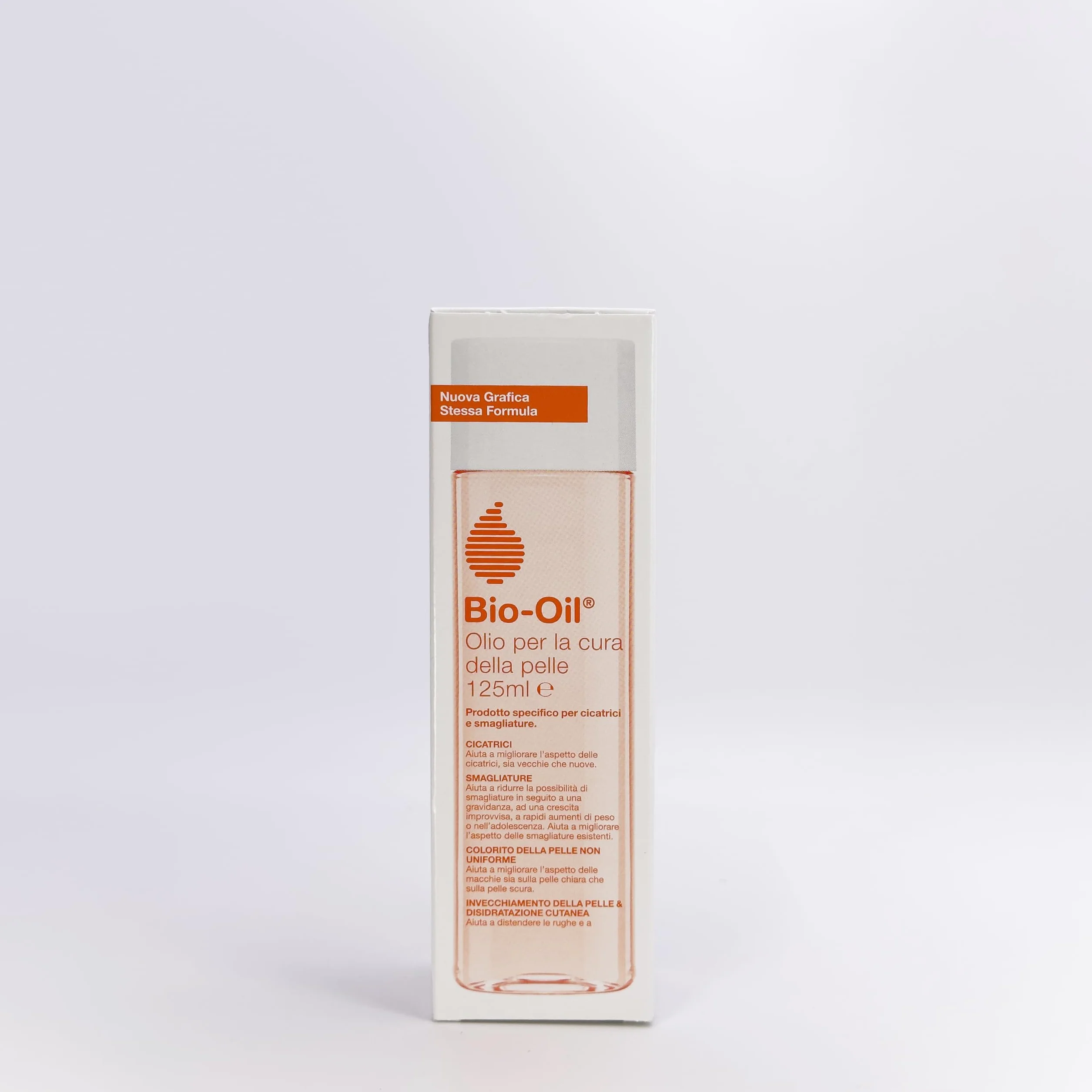 Bio-Oil Olio Trattamento Per La Pelle Idratante Cicatrizzante Anti Smagliature, 125 ml