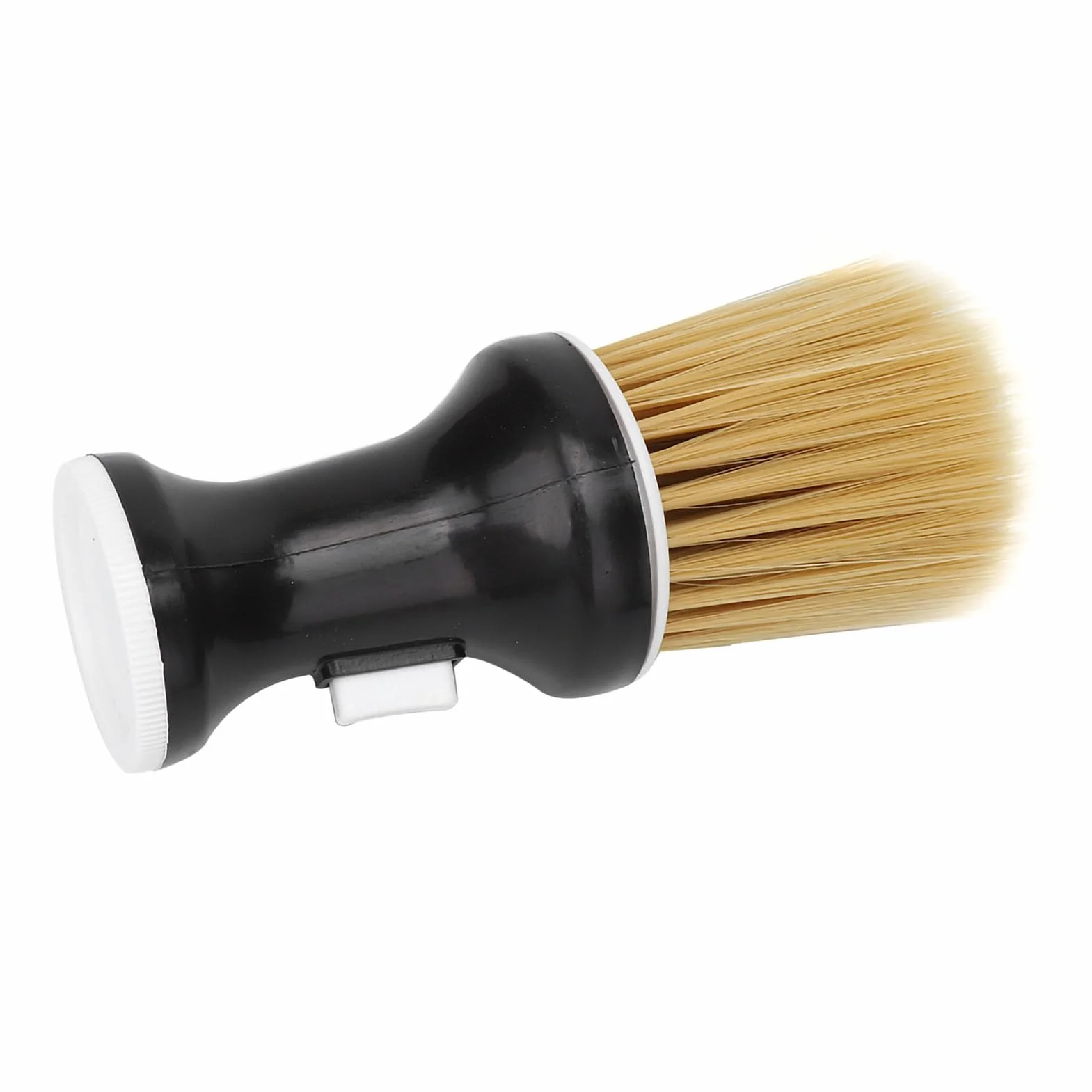 Pennelli per Collo, Spazzolino barbiere spolverino per capelli morbidi Spolverino per collo per parrucchiere Spazzola professionale per la pulizia della polvere soft hair brush(Nero)