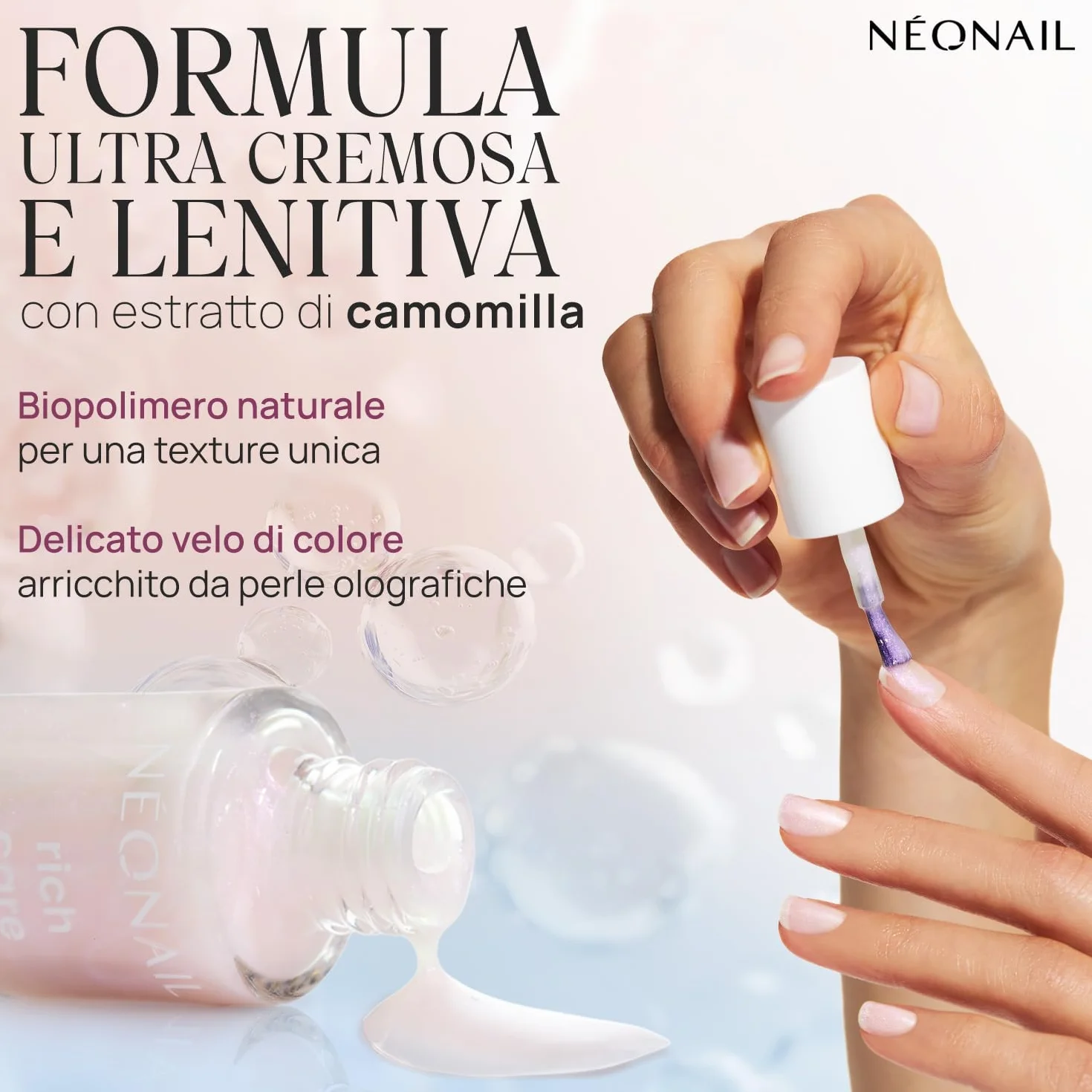 NÉONAIL Maschera Curativa da Notte per Unghie - Rich Care Overnight Cuticle & Nail Mask - Rinforzante per Unghie & Idratante per Cuticole - 7,2 ml