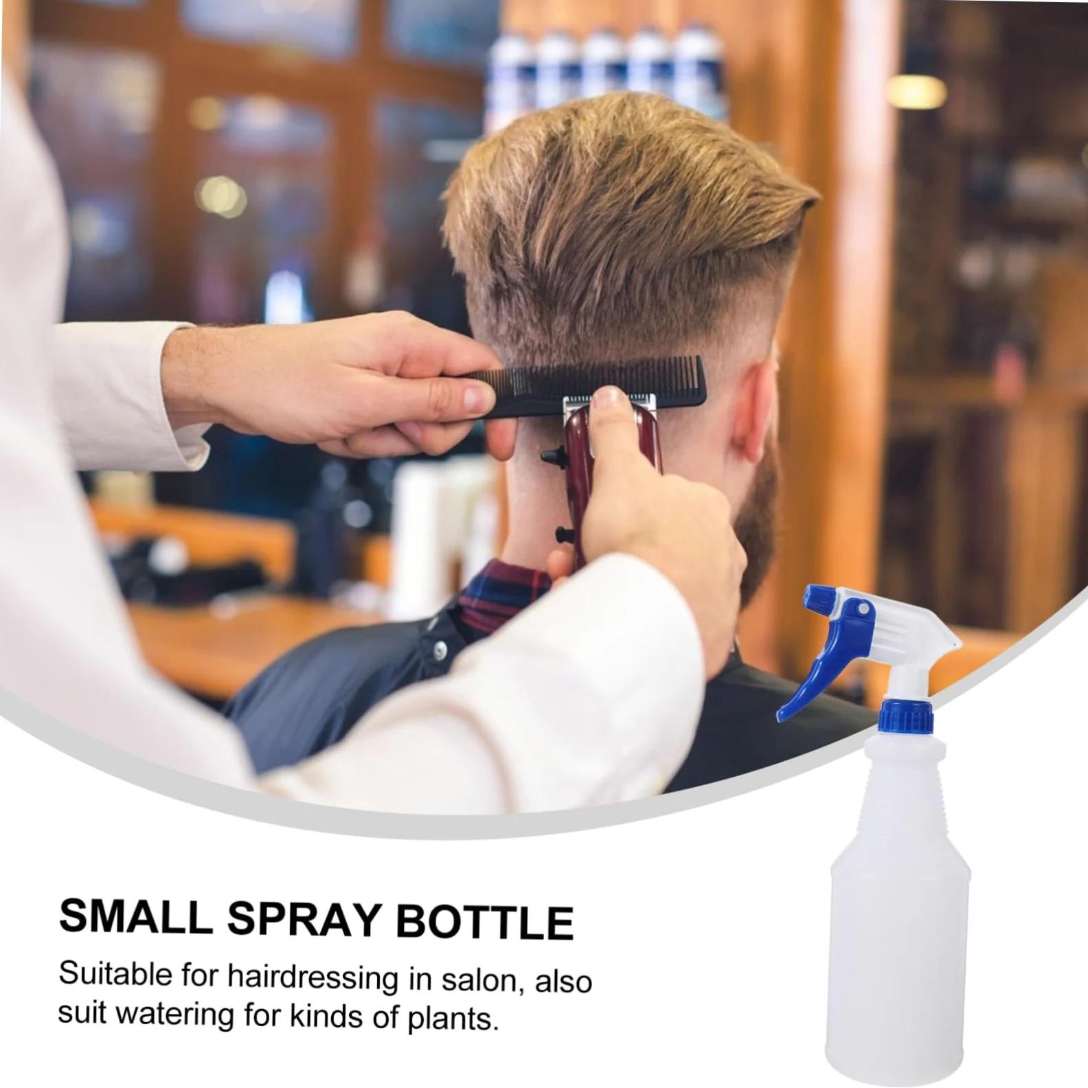 Baluue Bottigliette Spray in Plastica Pe 8 Pezzi da 750ml, Spray Ricaricabile per Parrucchieri, Facile da Usare e Risparmio di Lavoro, per Annaffiare Piante e Saloni di Colore Casuale