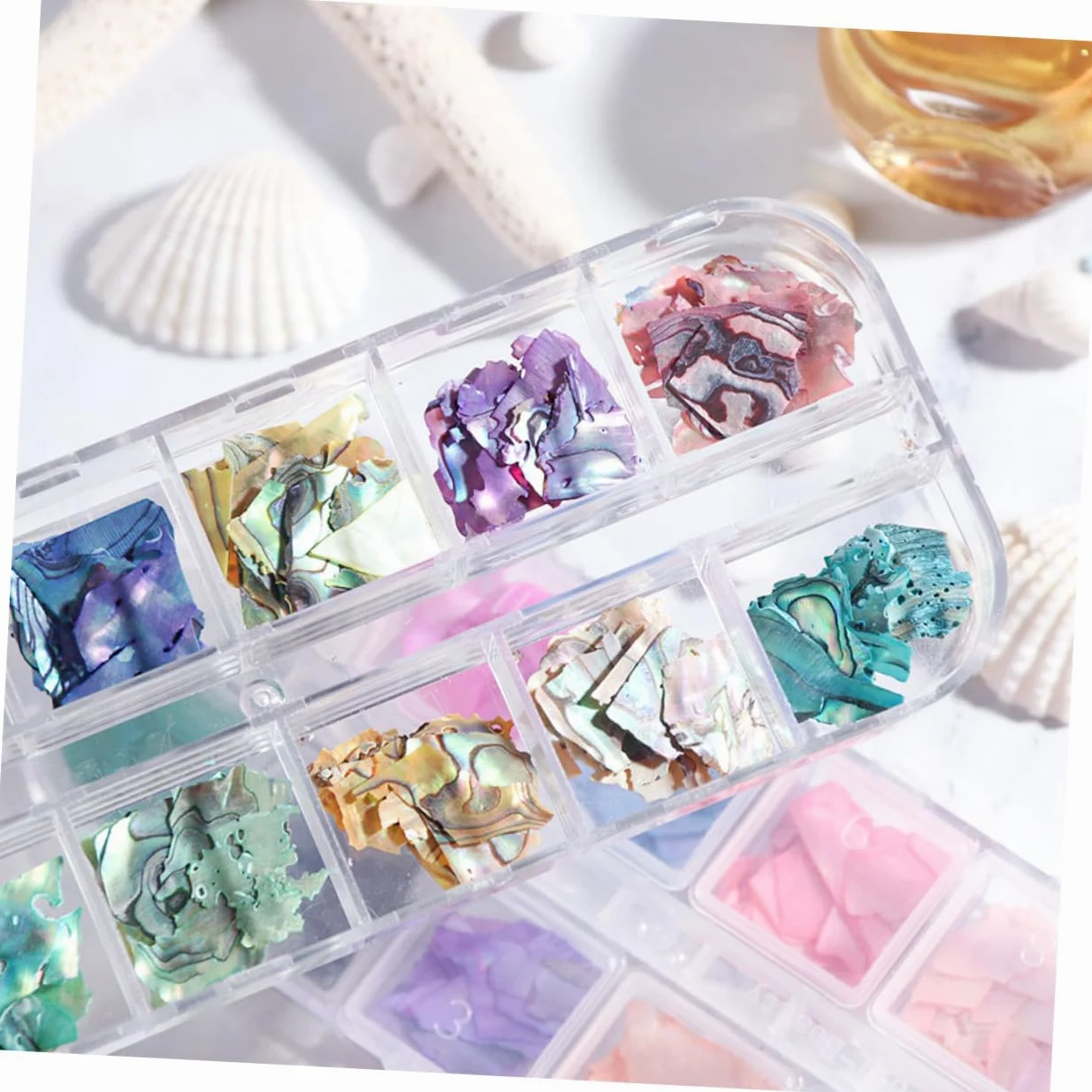 Didiseaon 3 Set Toppa Glitterata Per Unghie Punte Per Trapano Per Unghie Fascino Fiocco Decorazioni Unghie Decorazioni Per Unghie Accessori Chiodatrice Decorazione Delle Unghie 3 Scatole*3