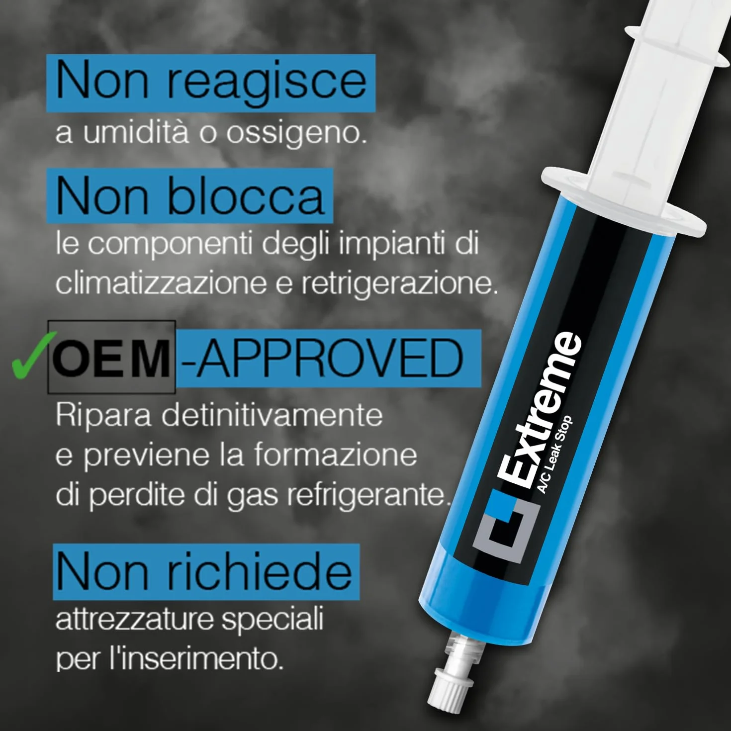 ERRECOM Extreme 30 ml Turafalle per Impianti di Climatizzazione Auto R134a