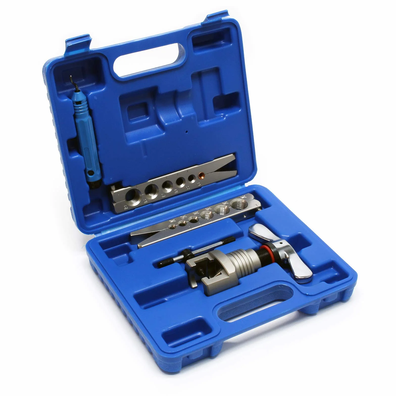 Wiltec Flangiatubo Cono eccentrico Bordatubi 45° Tubi in Rame Alluminio