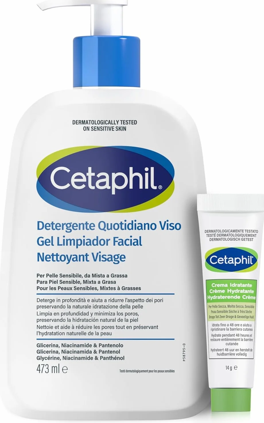 Bundle - Cetaphil Detergente Quotidiano viso 473ml + Minisize