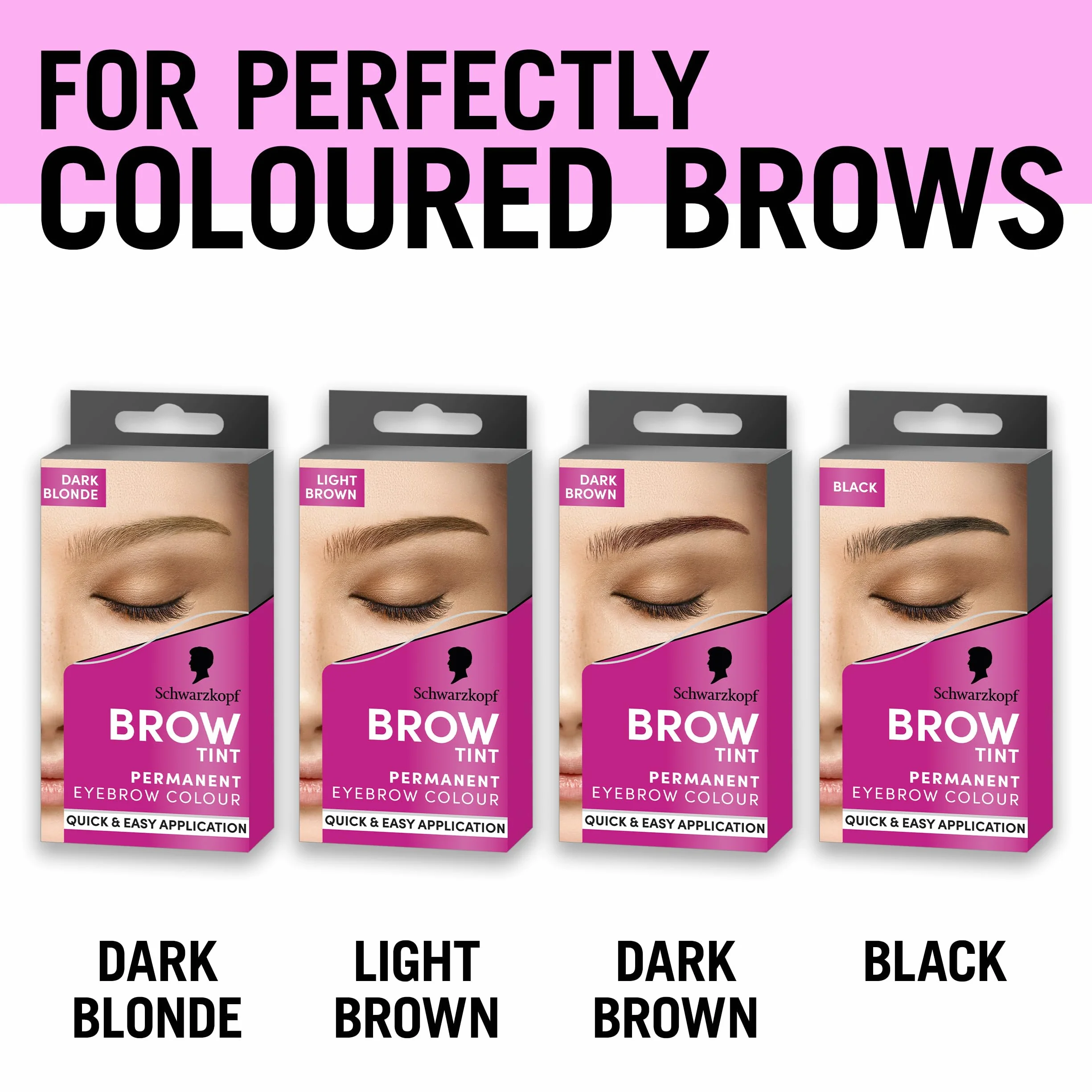 Schwarzkopf, Kit Sopracciglia, Colorazione Permanente per Sopracciglia, Tinta per Sopracciglia, Fino a 10 Applicazioni, Tonalità 4-1 Castano Scuro