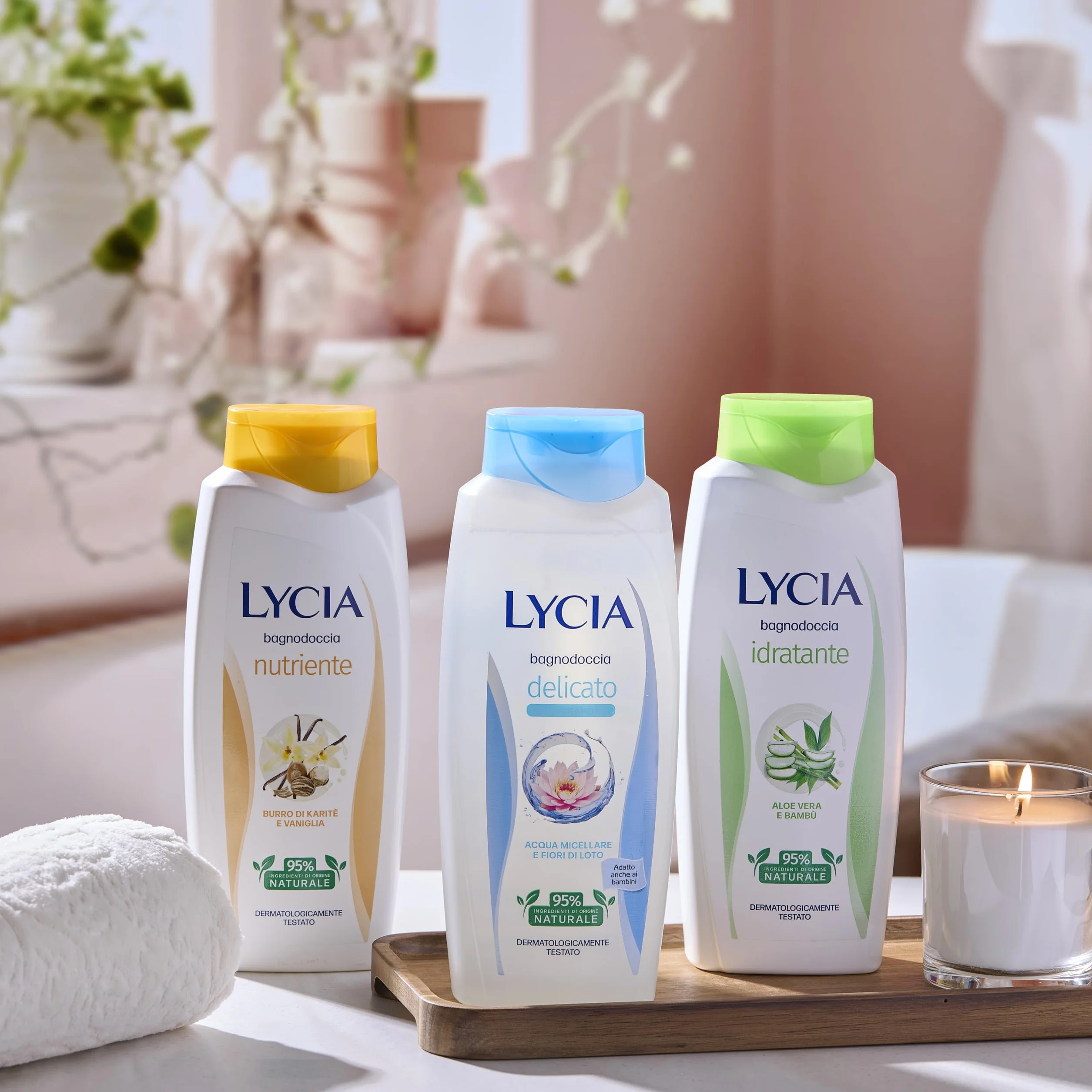 Lycia Bagnoschiuma Delicato con Acqua Micellare e Fiore di Loto 750 ml