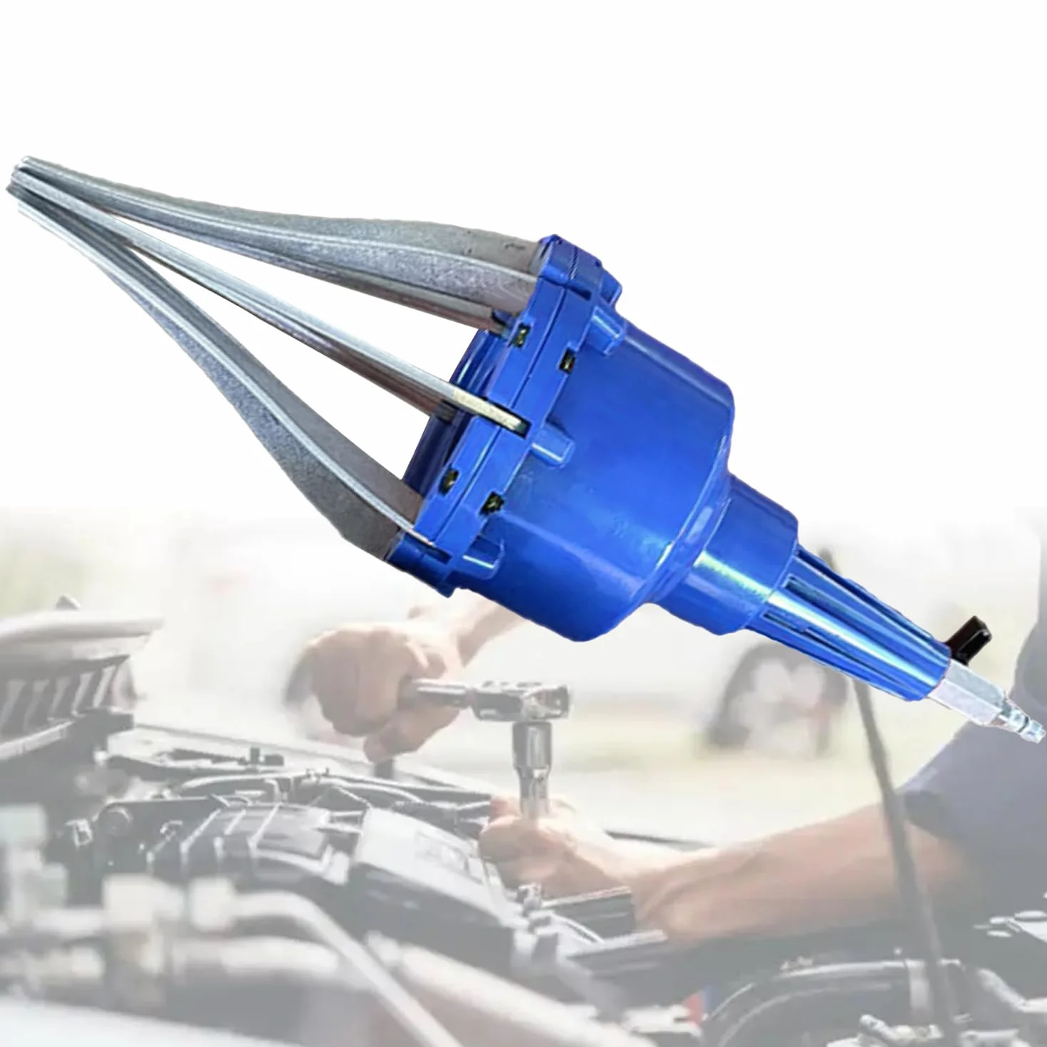 Divaricatore Pneumatico Universale per Cuffie Assali 20-120 mm, Espansore Stivale Giunto Omocinetico per Riparazione Auto (Blu)