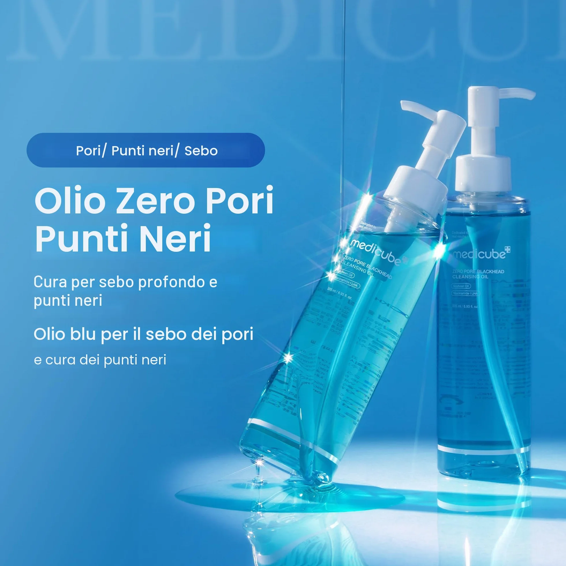 Medicube Zero Pore Olio Detergente Per Punti Neri 205 Ml Detergente Viso Idratante