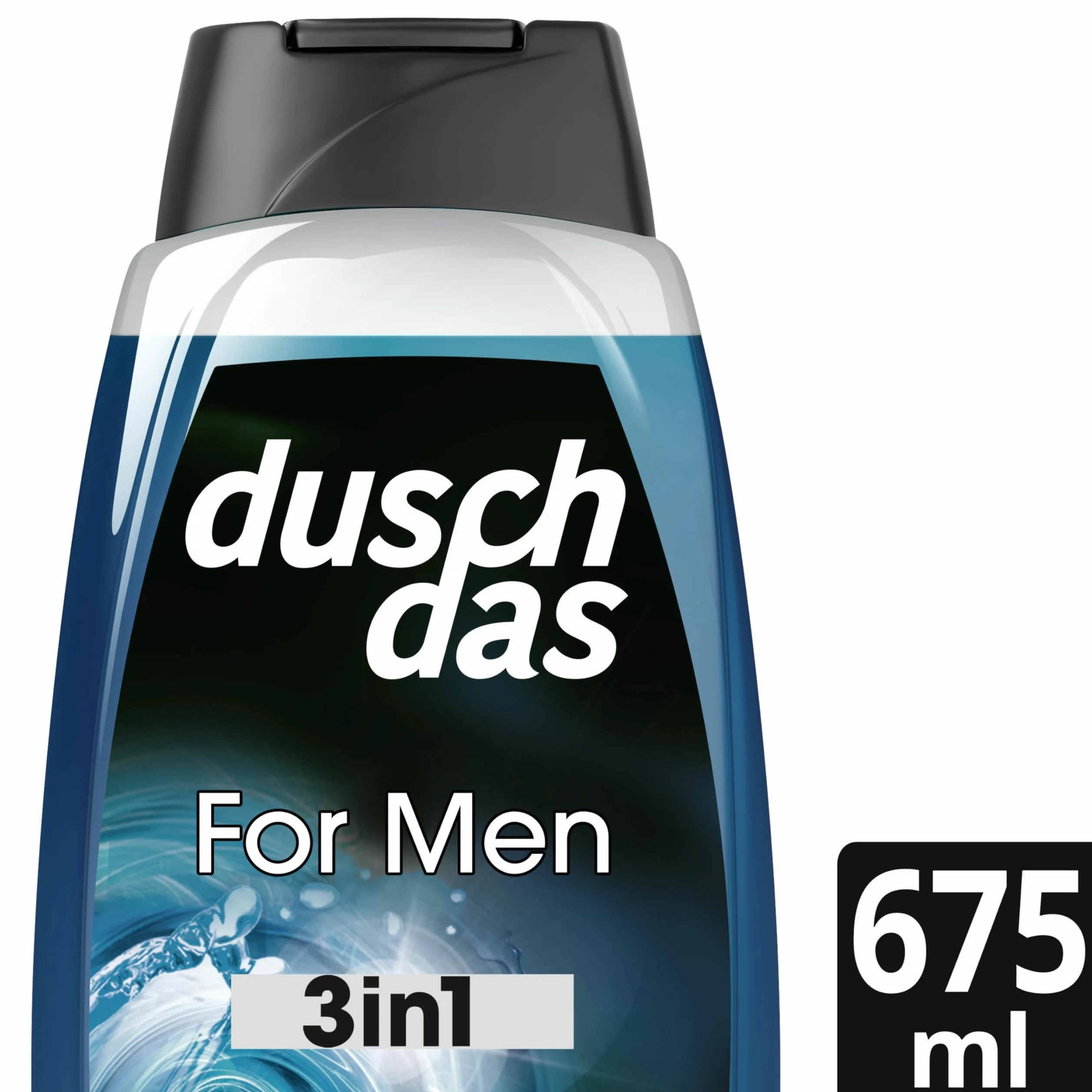 Duschdas Gel doccia 3 in 1 e shampoo per uomo XXXL con formula profumata Fresh Energy garantisce un inizio rinfrescante della giornata 675 ml