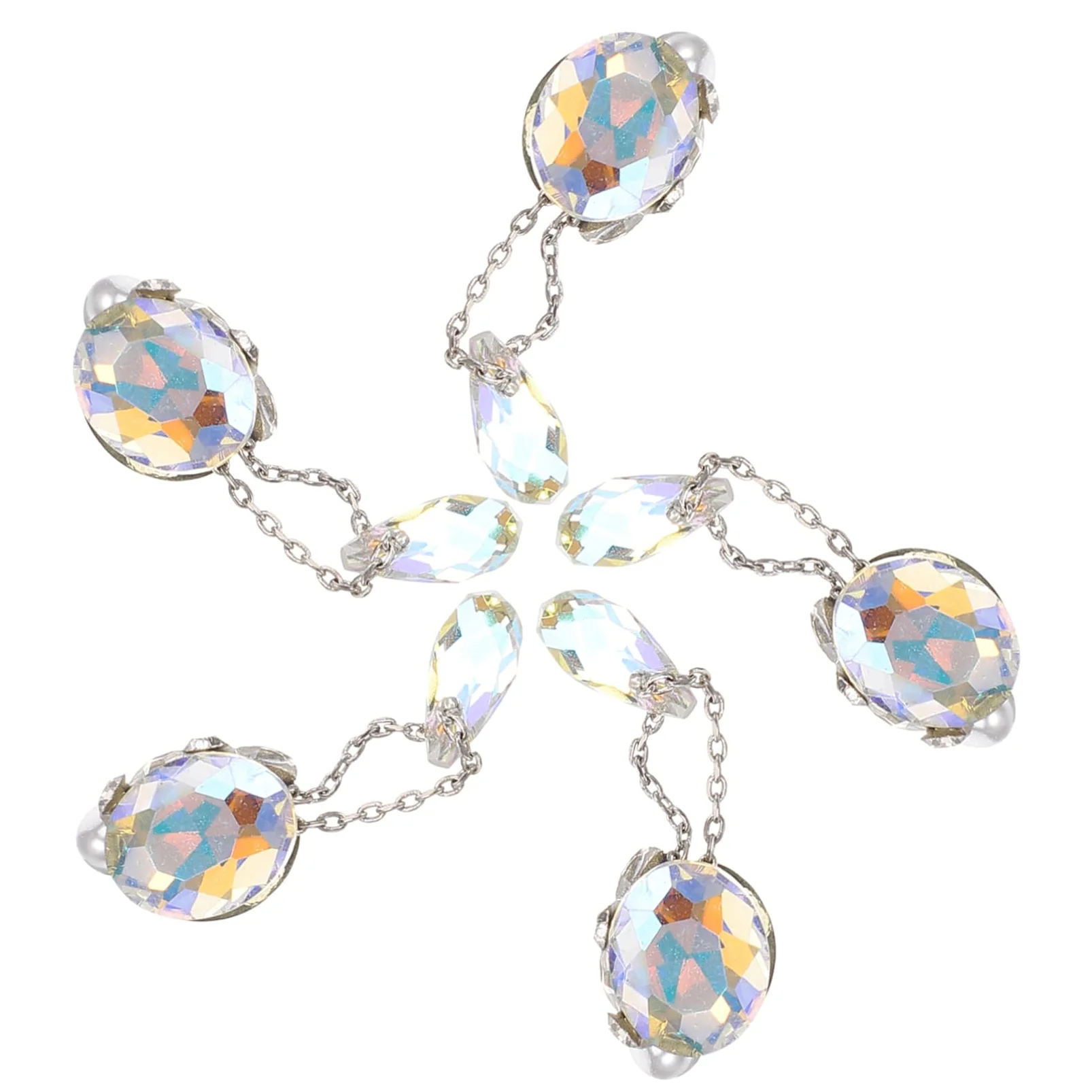 VALICLUD 4 Set Decorazione Con Ciondolo Gioielli Per Realizzare Gemme Da Salone Accessori Per Manicure E Unghie Ciondoli Cristalli Artistici Smalto Per Unghie Ciondoli 5 pezzi*4