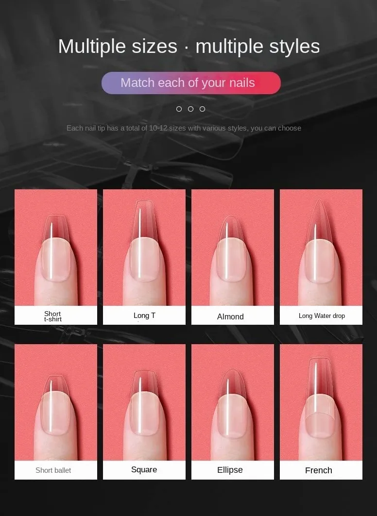 Bling Press on Nails, Unghie finte con finitura riutilizzabile di lusso, Nail Art fatta a mano con design di manicure con licenza (XL, A) (AL)