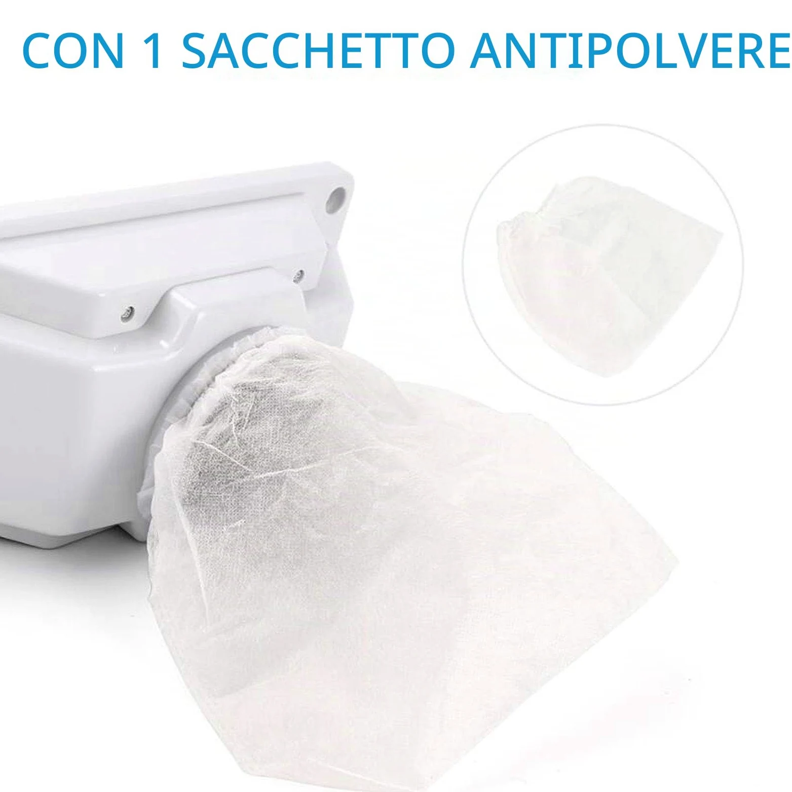 6W Aspirapolvere per unghie da tavolo silenzioso Strumento per pedicure per manicure Dispositivo per collettore di polveri per unghie con ventola per salone per unghie professionale Bianco(EU)