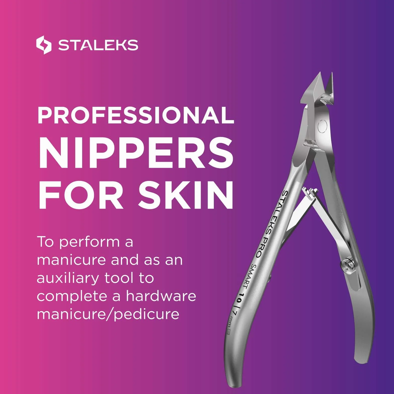 STALEKS PRO Smart 10 Tronchesina per cuticole (lunghezza lama - 7 mm) NS-10-7