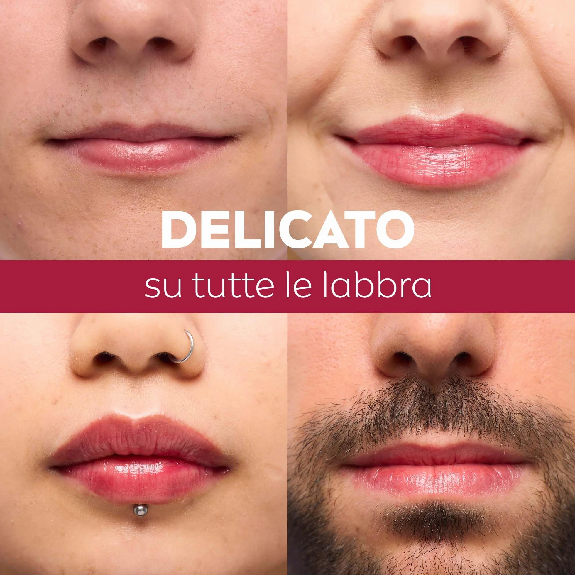 Labello Glowy Lips Berry SPF 30 10 ml Balsamo labbra colorato effetto lip gloss intenso Acido Ialuronico Vitamina E Glicerina