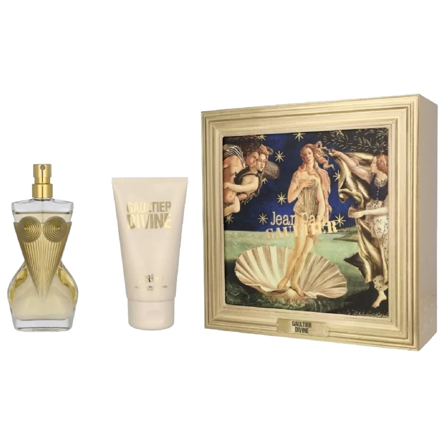 Jean Paul Gaultier Confezione Regalo Donna Gaultier Divine Profumo Donna Eau De Parfum Spray 50 ml e Crema Corpo Profumata 75 ml