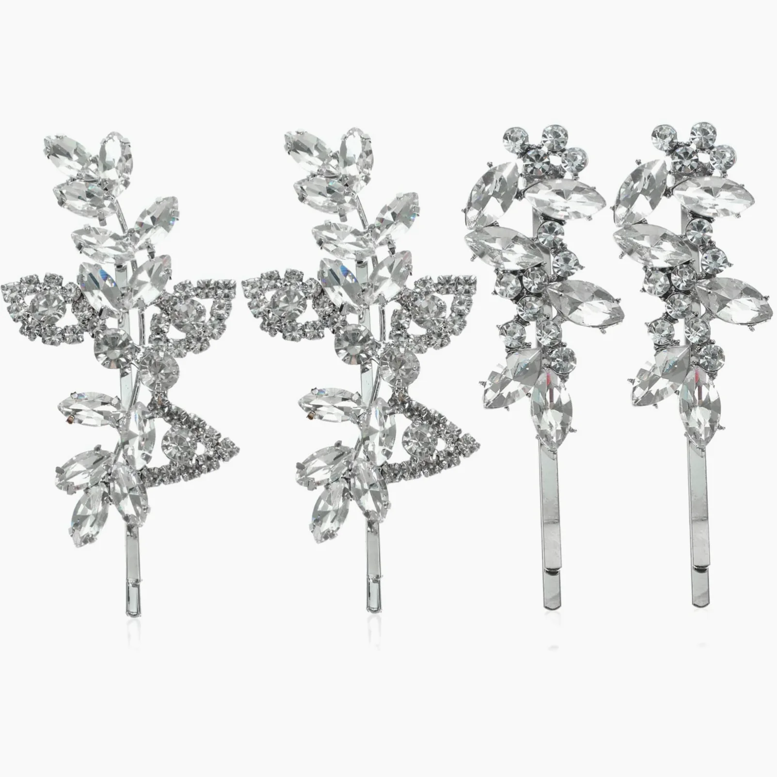 VICASKY 20 Pezzi Fermagli per con Accessori Cerimonia Sposa e Mollette Eleganti per e Ragazze Decorazione Raffinata per Sottili e Spessi Design Resistente e