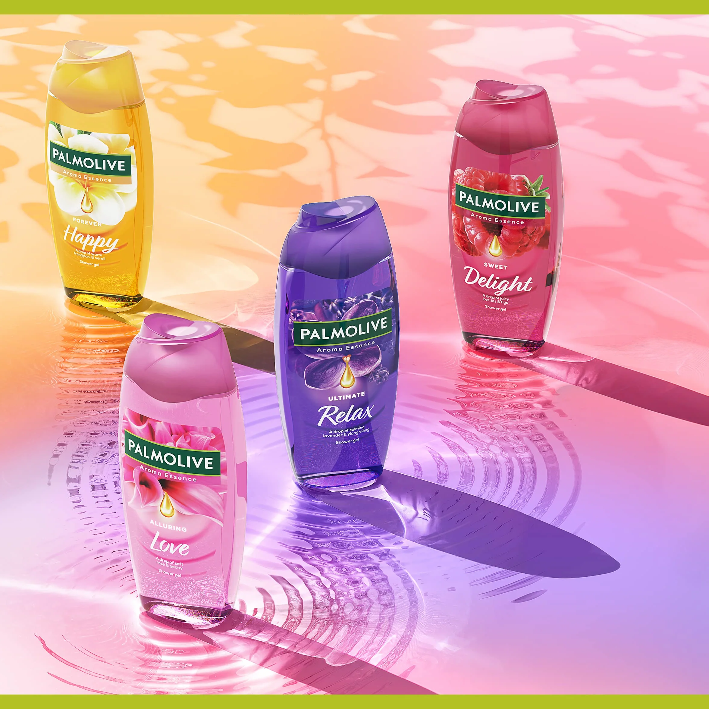 PALMOLIVE Bagnoschiuma Aroma Essence Ultimate Relax 6x500ml, Gel Doccia Aromatizzato, 95% Ingredienti Naturali, Vegano