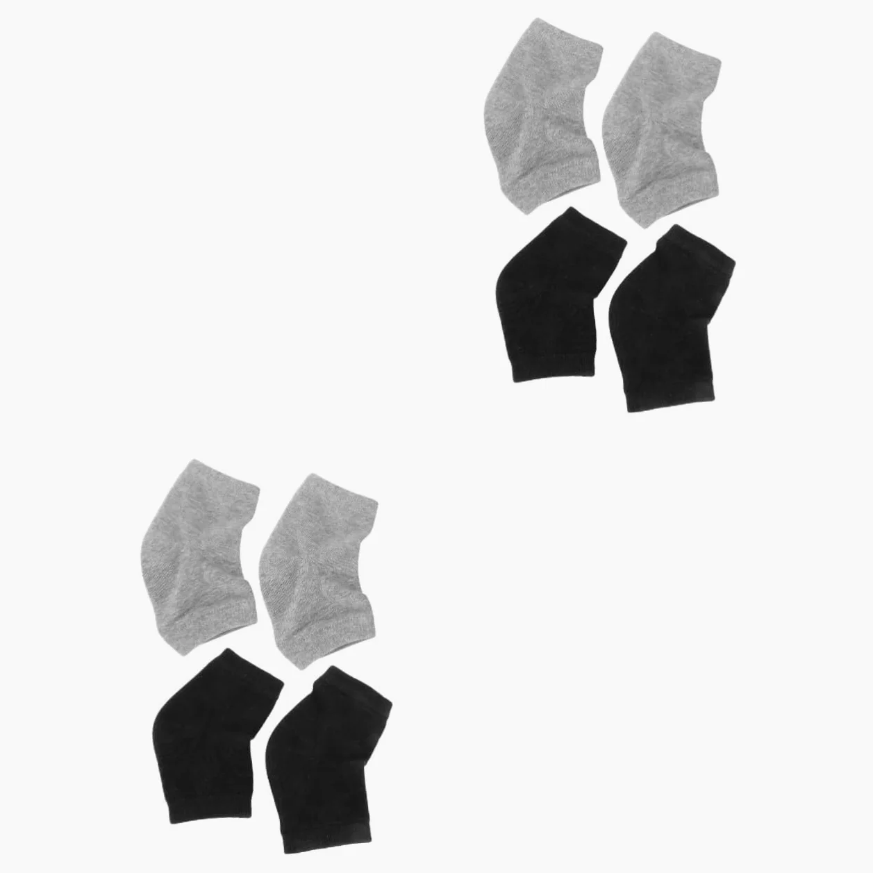 FRCOLOR 4paia Socks Gel Idrogel Per Talloni Di Calze Idrorepellenti Anti-crack Per Uomo e Donna Confezione Protezione Comfort Per Pelli Secche e Screpolate