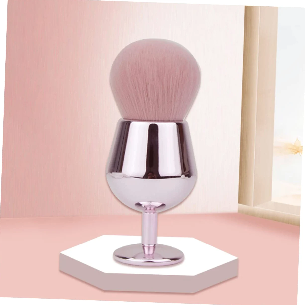 MAGICLULU 3 Pezzi Pennello Per Il Trucco Blush Pennello Per Il Viso Per Sintetici Sciolti Morbido Setoso Non Perde Per Donne E Ragazze