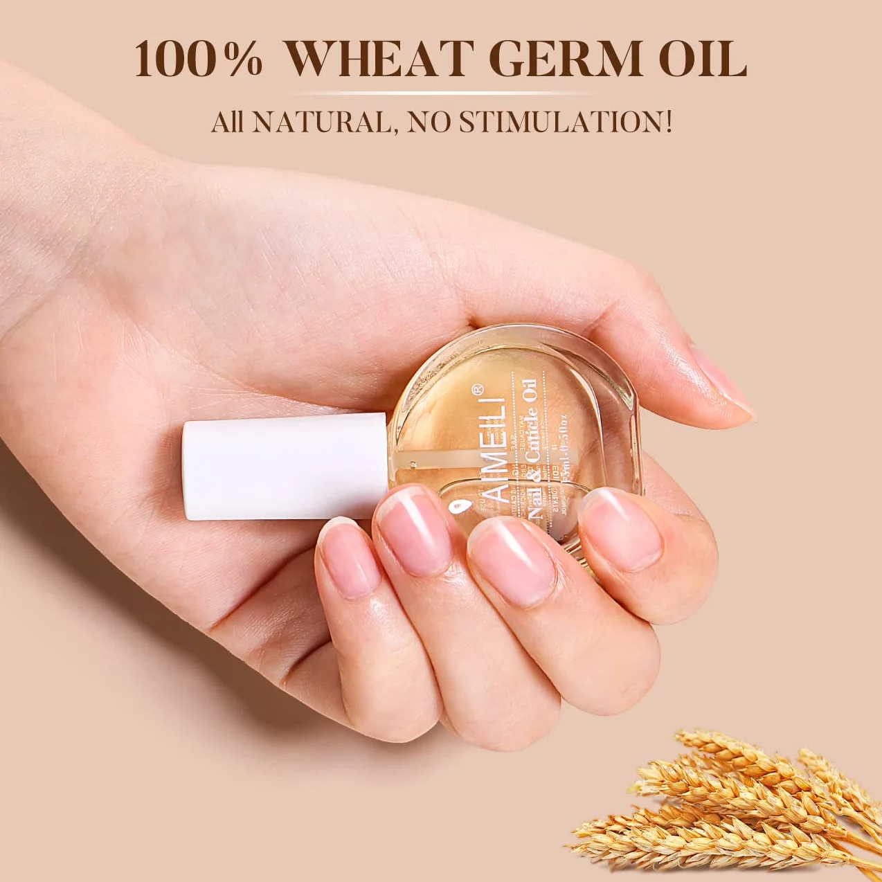 AIMEILI Olio per Unghie e Cuticole Nail Cuticle Replenishing Nutrizione Oil, Trattamento Delle Unghie Cuticola Revitalizer Olio Nail Polish Nutrire La Pelle Protezione 15ML
