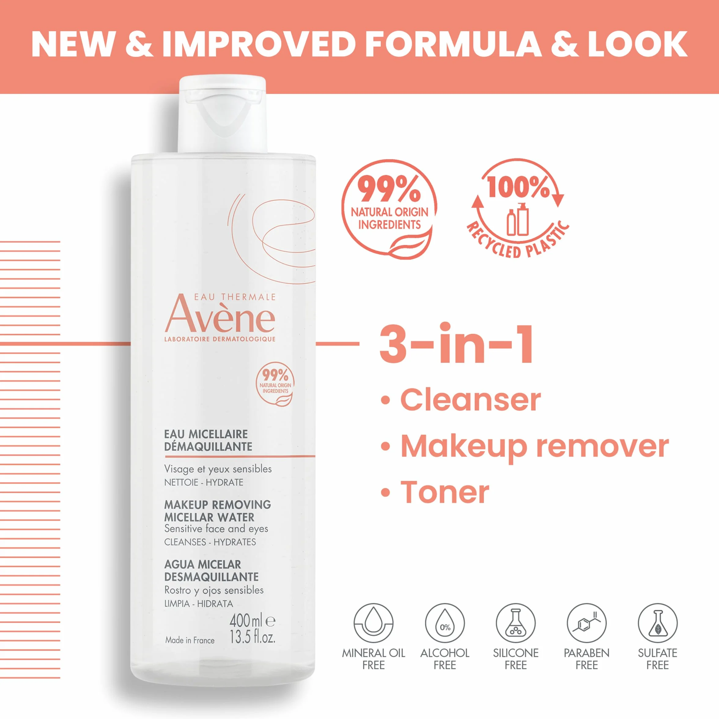 Avene acqua micellare 400 ml