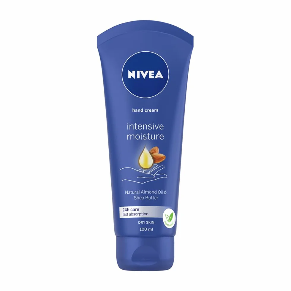 NIVEA Crema per mani idratante intensa con olio di mandorle e burro di karité, 100 ml