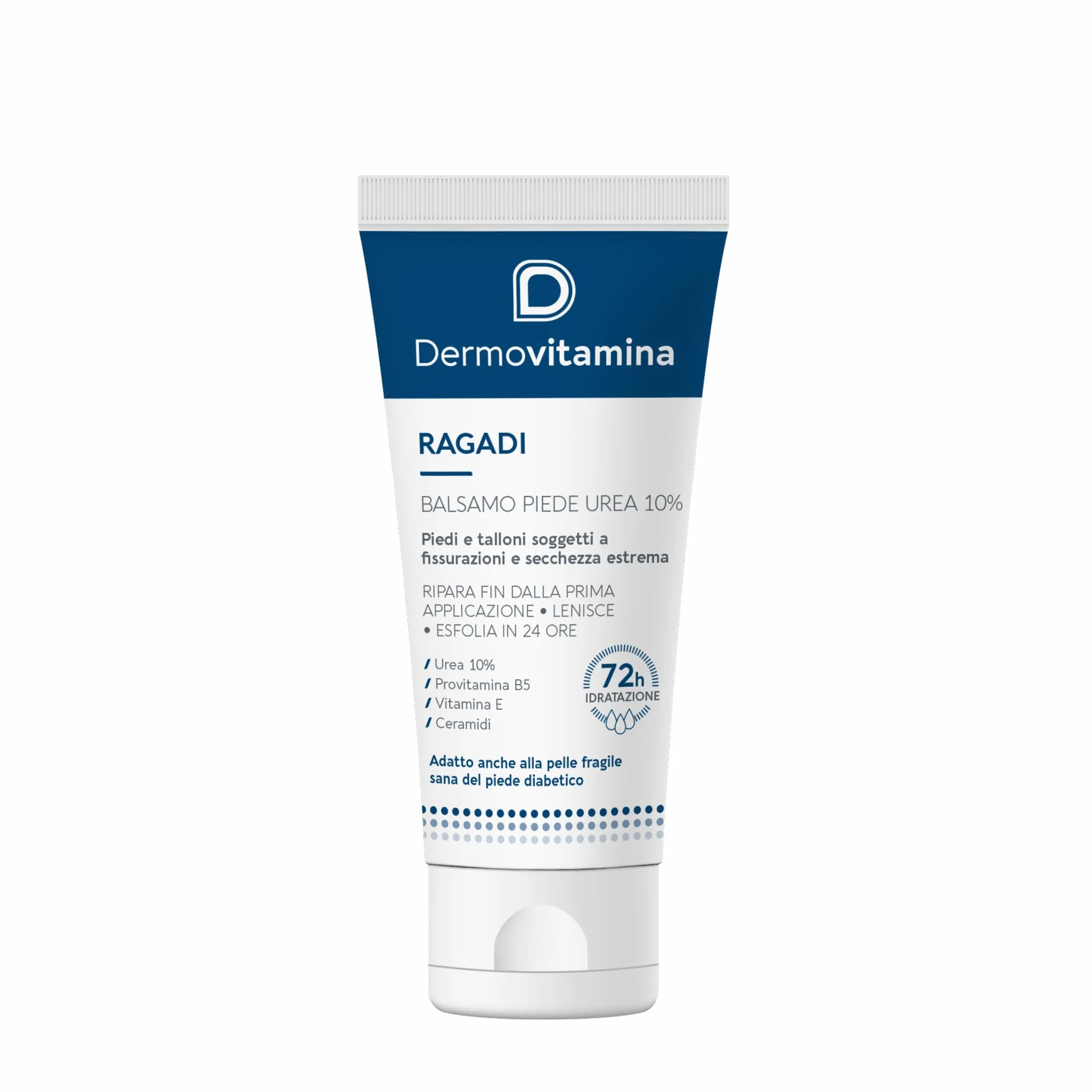 Dermovitamina Ragadi Piede Balsamo Urea 10% Crema Piedi Riparatrice 75ml