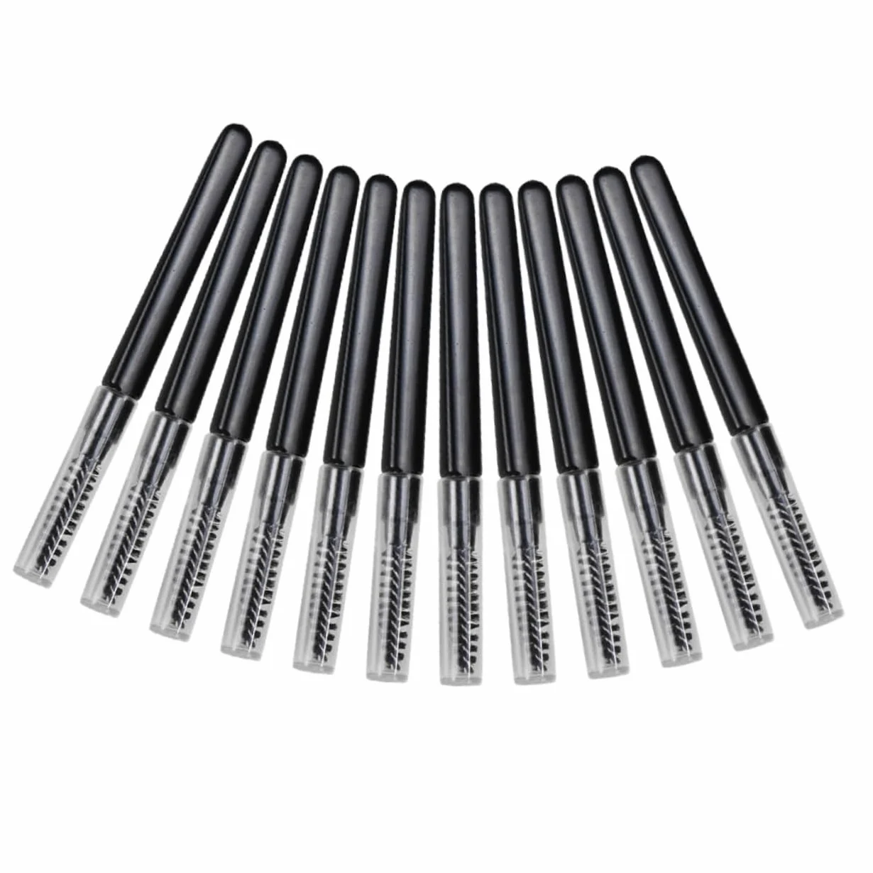 60pezzi Spazzole Portatili Per Sopracciglia e Ciglia Con Coperchi Pennelli Eyelash Combs Per Make up Occhi Per Tutte Le Età