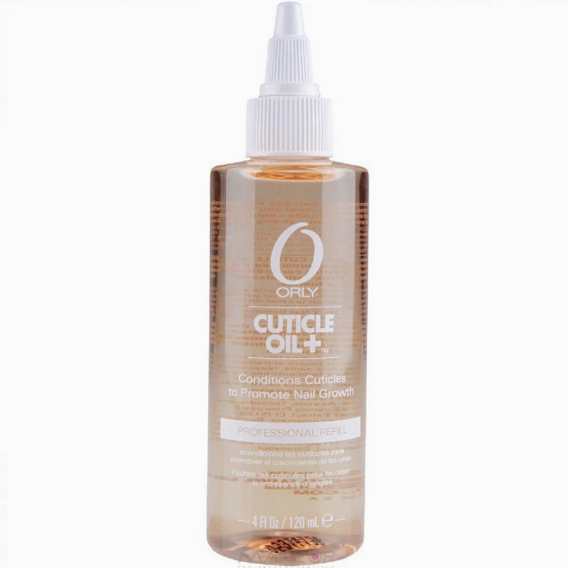 ORLY Cuticle Oil+ Cura cuticole, 118 ml, cura intensiva per unghie e cuticole, con estratto di fiori d'arancio e ciliegia, idrata, favorisce la crescita sana delle unghie