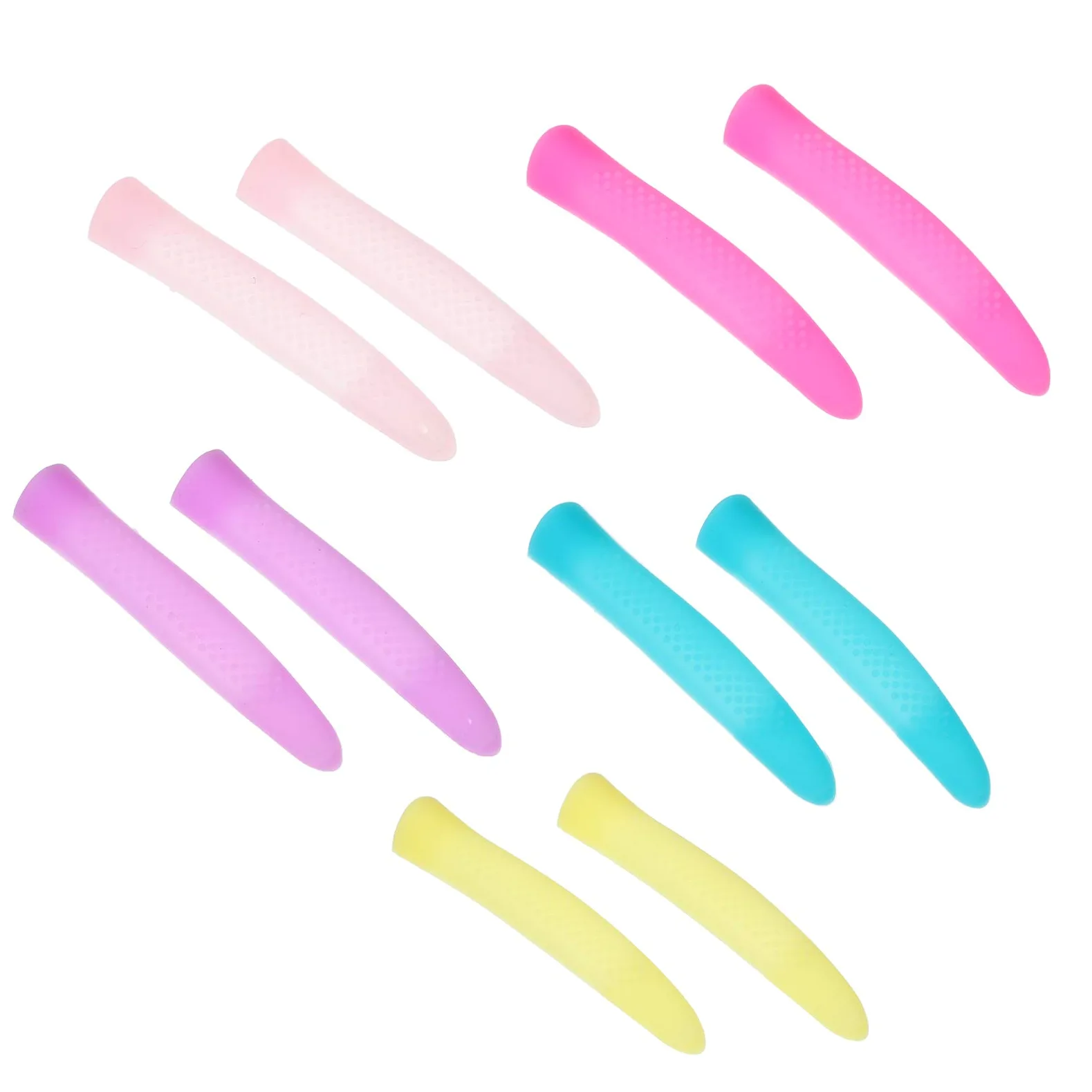 15paia Coprimanico Silicone Antiscivolo Per Forbici Cuticole Di Manicotti Protettivi Per Trimmer Facile Da Installare e Sicuro Per Uso Manicure