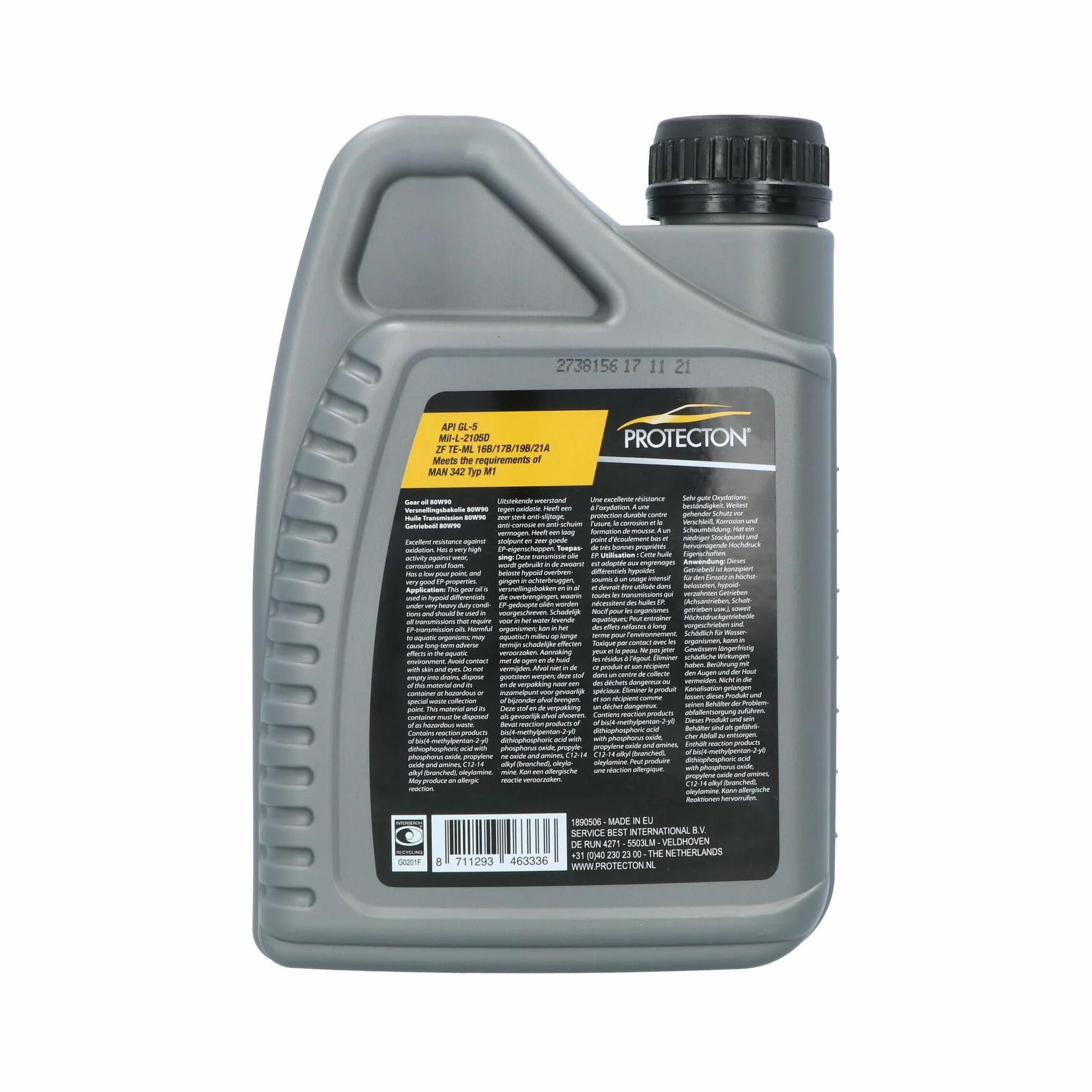 Protecton Getriebeöl 80W90 1 L