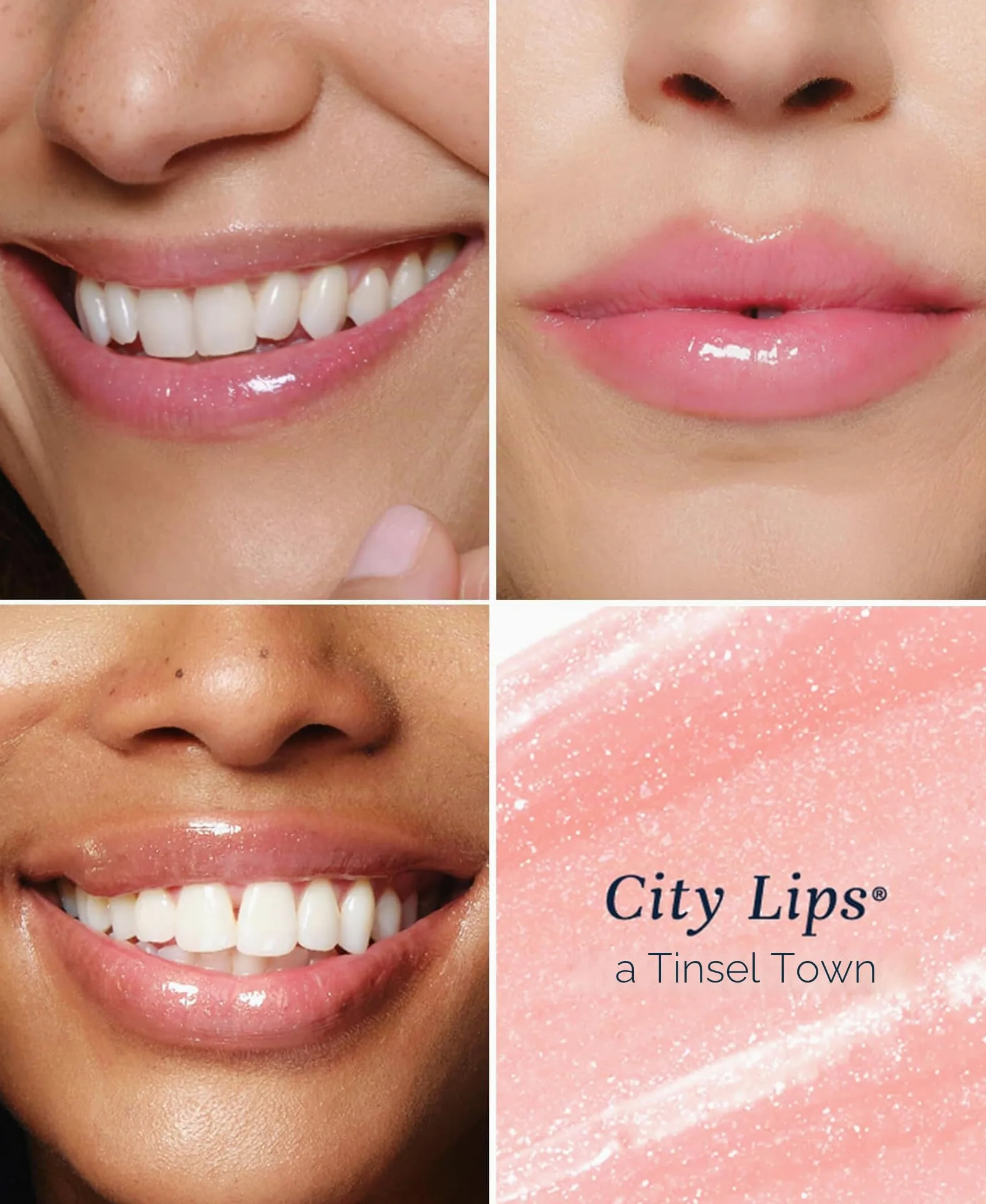 City Beauty City Lips Lucidalabbra volumizzante - Lucidalabbra ultra brillante per labbra più carnose e dall'aspetto più giovane | Trattamento labbra idratante e levigante con acido ialuronico