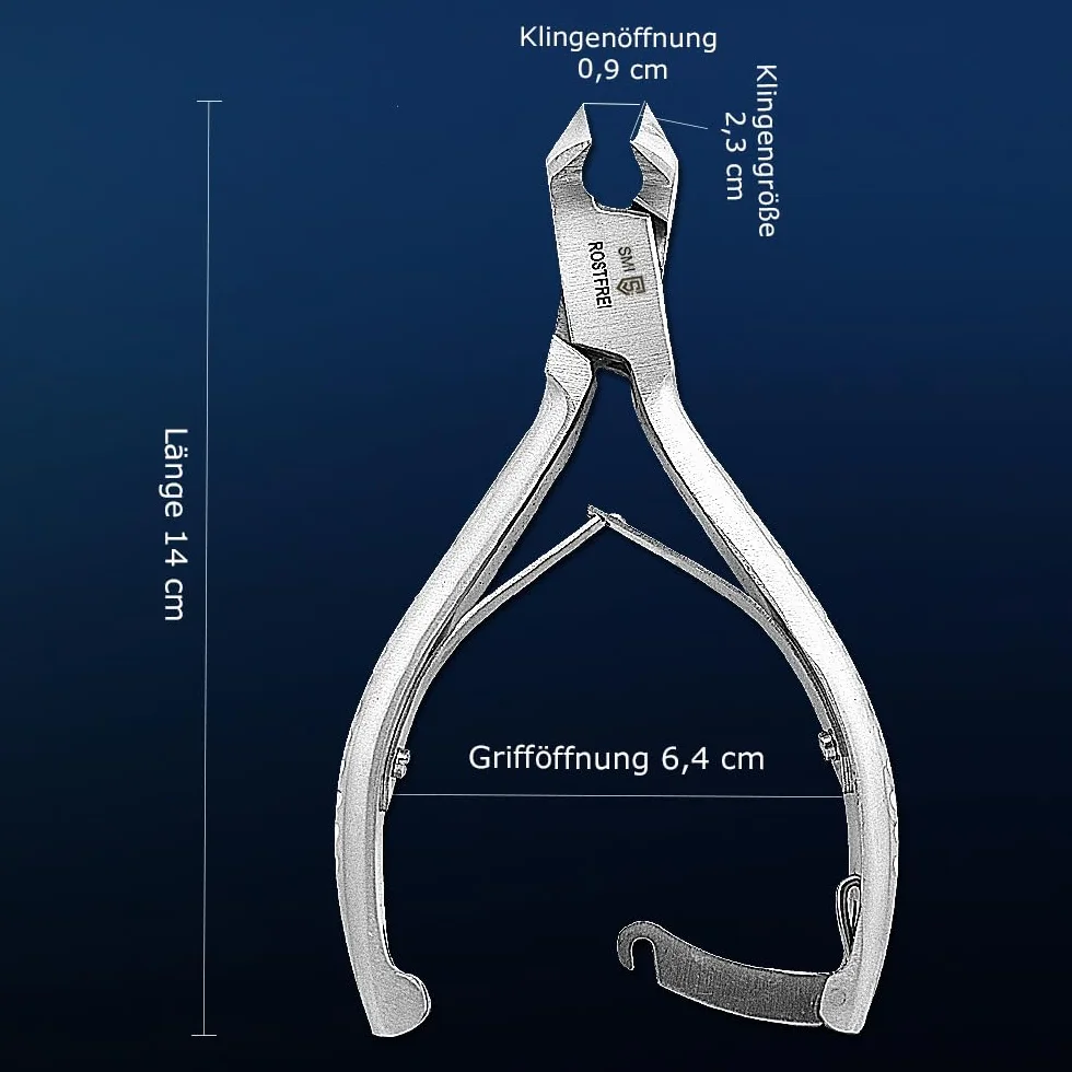 Tagliaunghie professionale in Acciaio Inox 14 cm per unghie incarnite