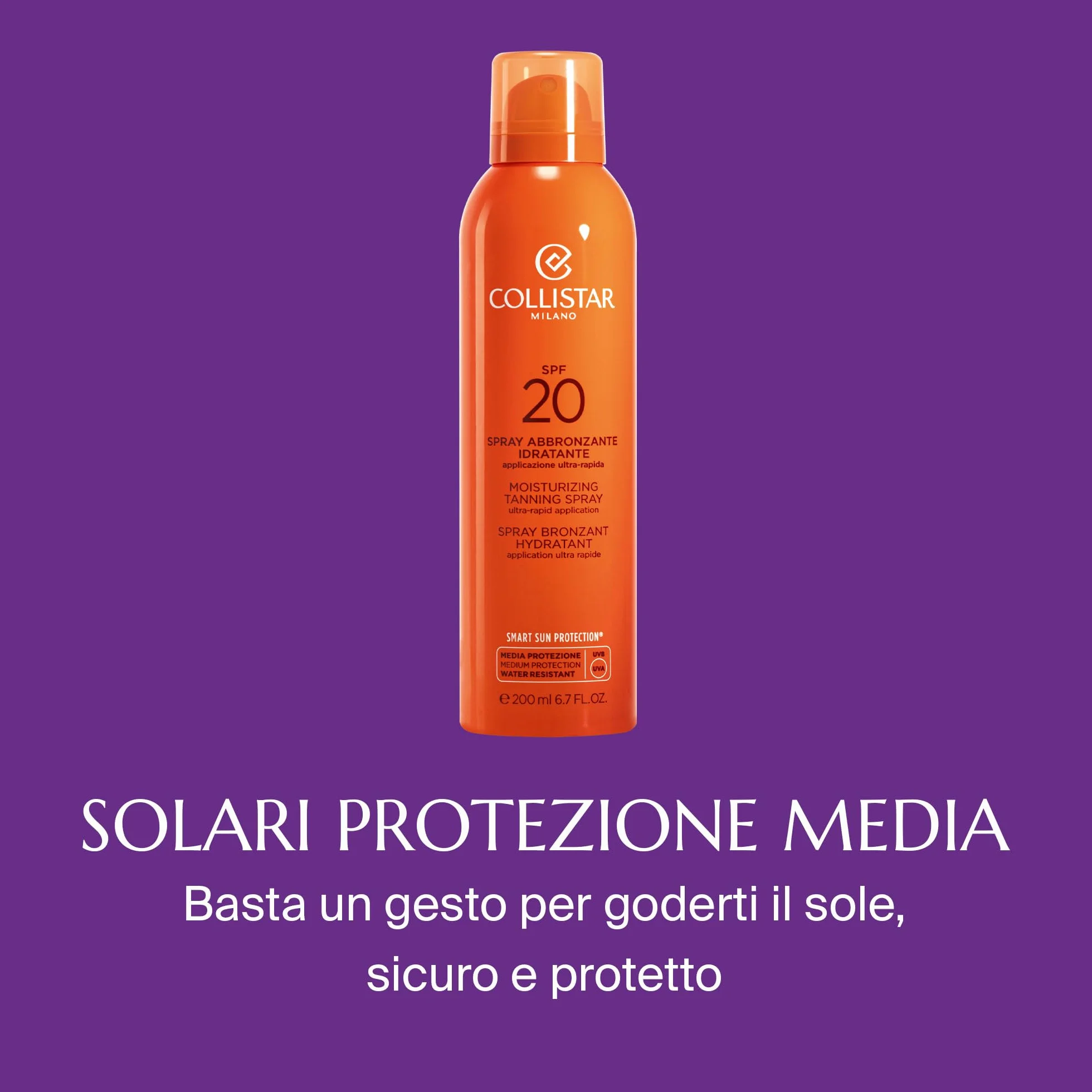 Collistar Spray Abbronzante Idratante SPF 20 200 ml
