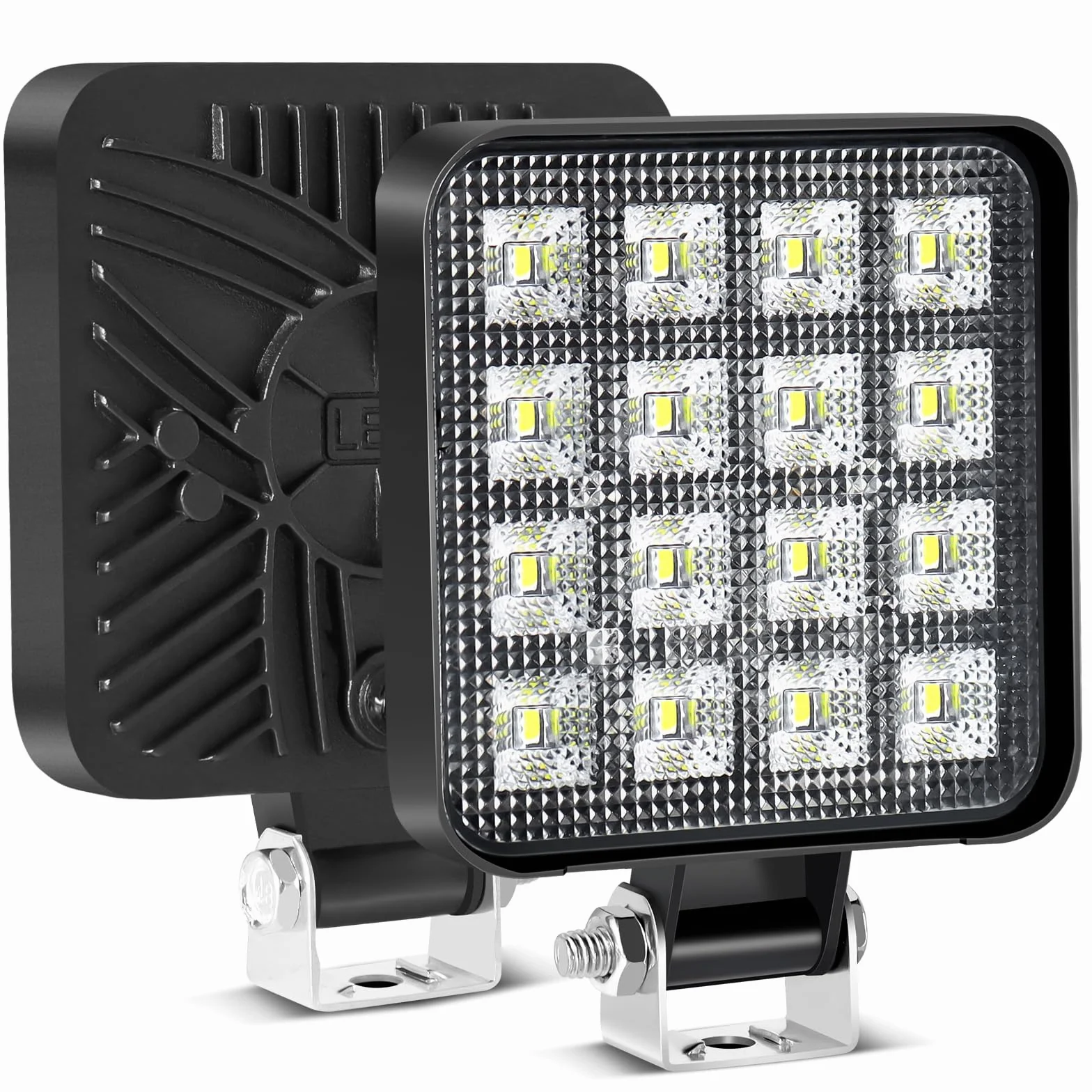 Faro di Inondazione da Lavoro LED 48W Mini Sottile IP65 Impermeabile per Camion Macchine Agricole
