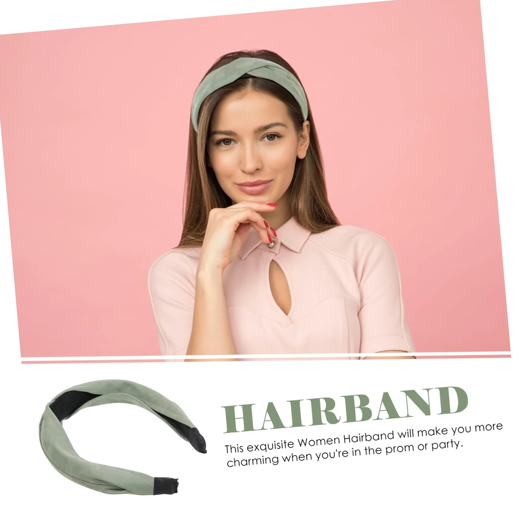 POPETPOP 5pezzi Fascia Larga Antiscivolo Per Ragazze Cerchietto Elegante Pu Per Festa e Uso Quotidiano Accessorio Versatile Per e Makeup