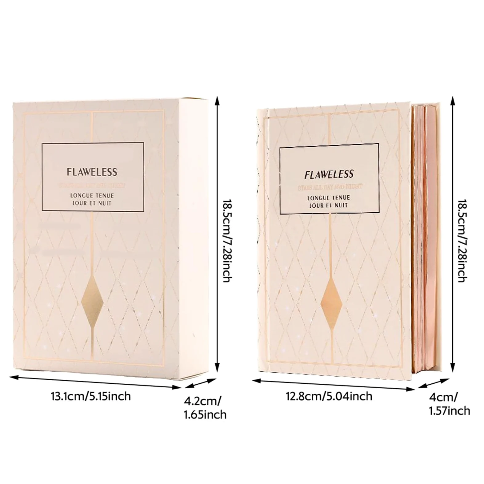 Di Ombretti Per Gli Occhi 48 Colori Tra Cui Illuminante A Lunga Durata | Palette Ombretti Forma Libro Per Donne Ragazze Ogni Giorno Festa Viaggio Halloween Uso Quotidiano Occasioni Speciali