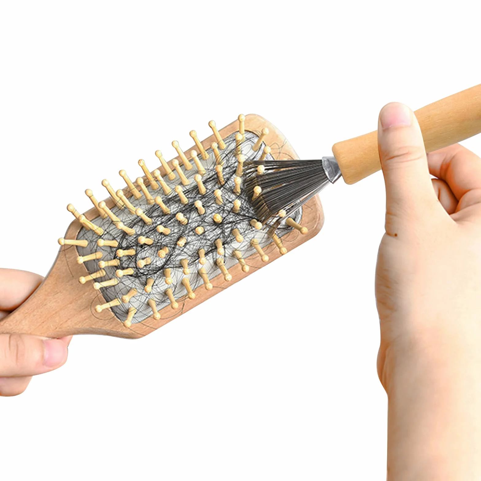 Zimoer 2 spazzole per capelli, spazzola pulizia per rimuovere peli da tappeti e tappetini