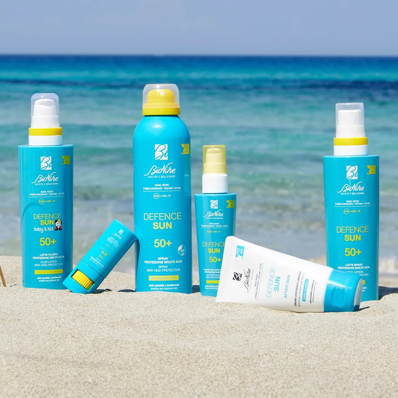 Bionike Defence Sun Latte Spray Solare Transparent Touch 200 ml Pelli Sensibili Intolleranti Waterproof