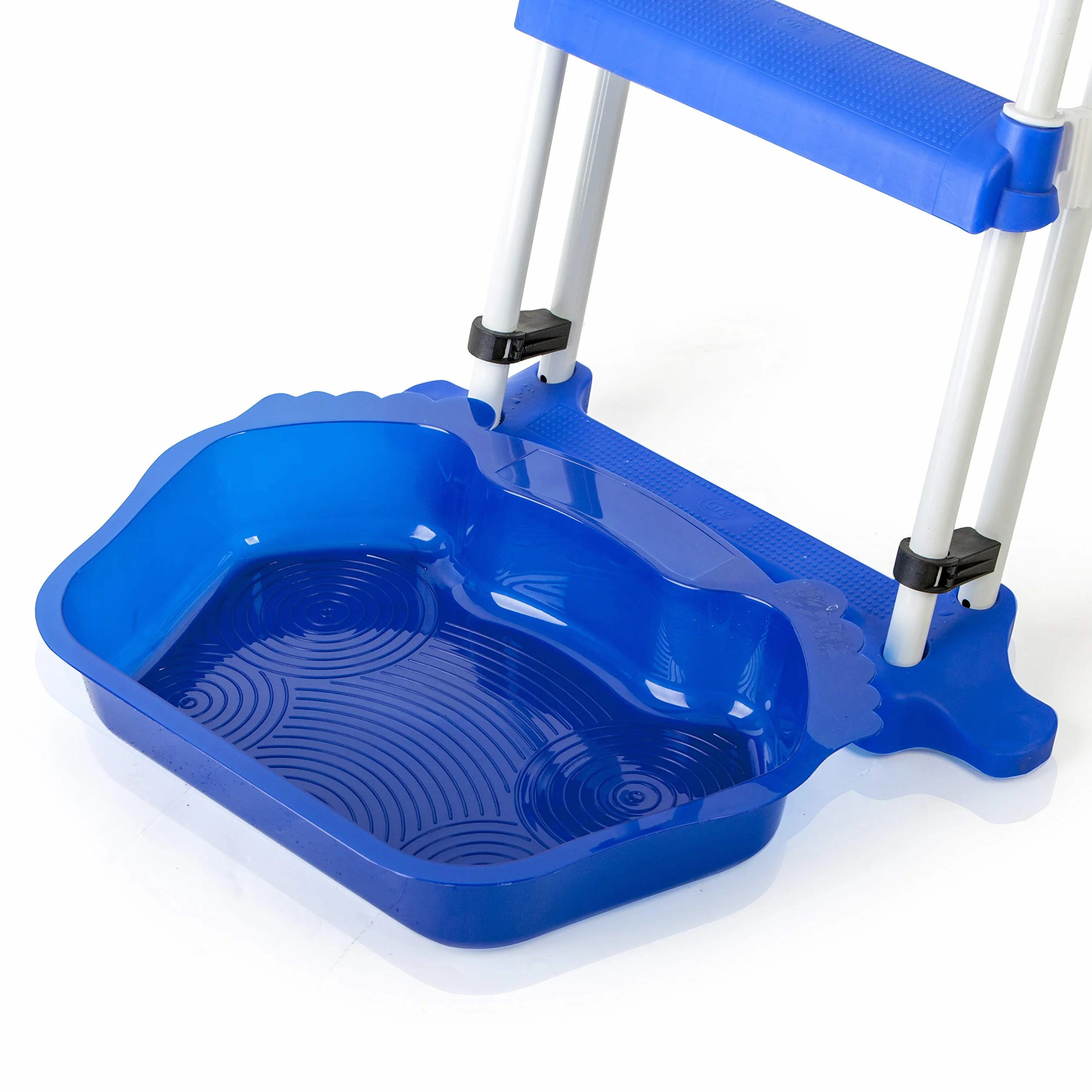 Gre LP01 - Lavapiedi per piscine in plastica blu.