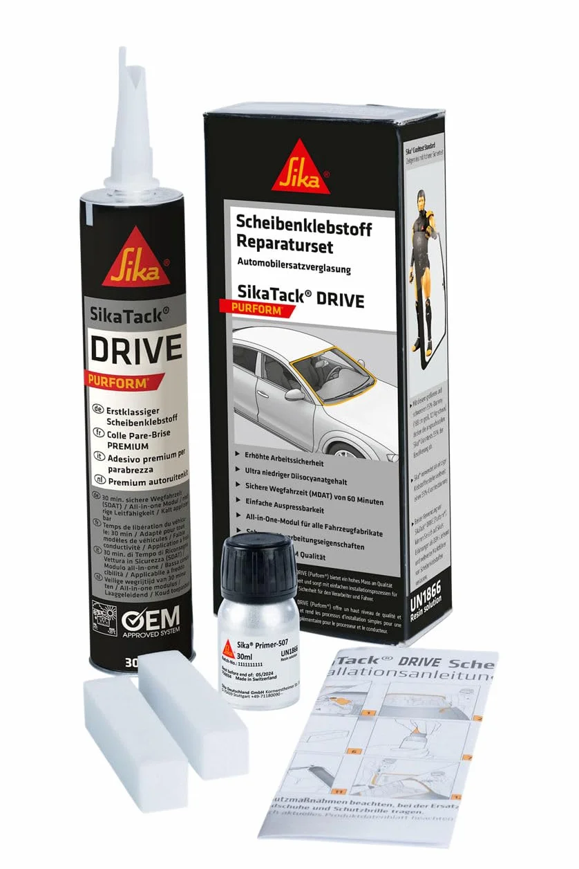Sika Tack PRO 506077 Set di riparazione per dischi adesivi e vetri