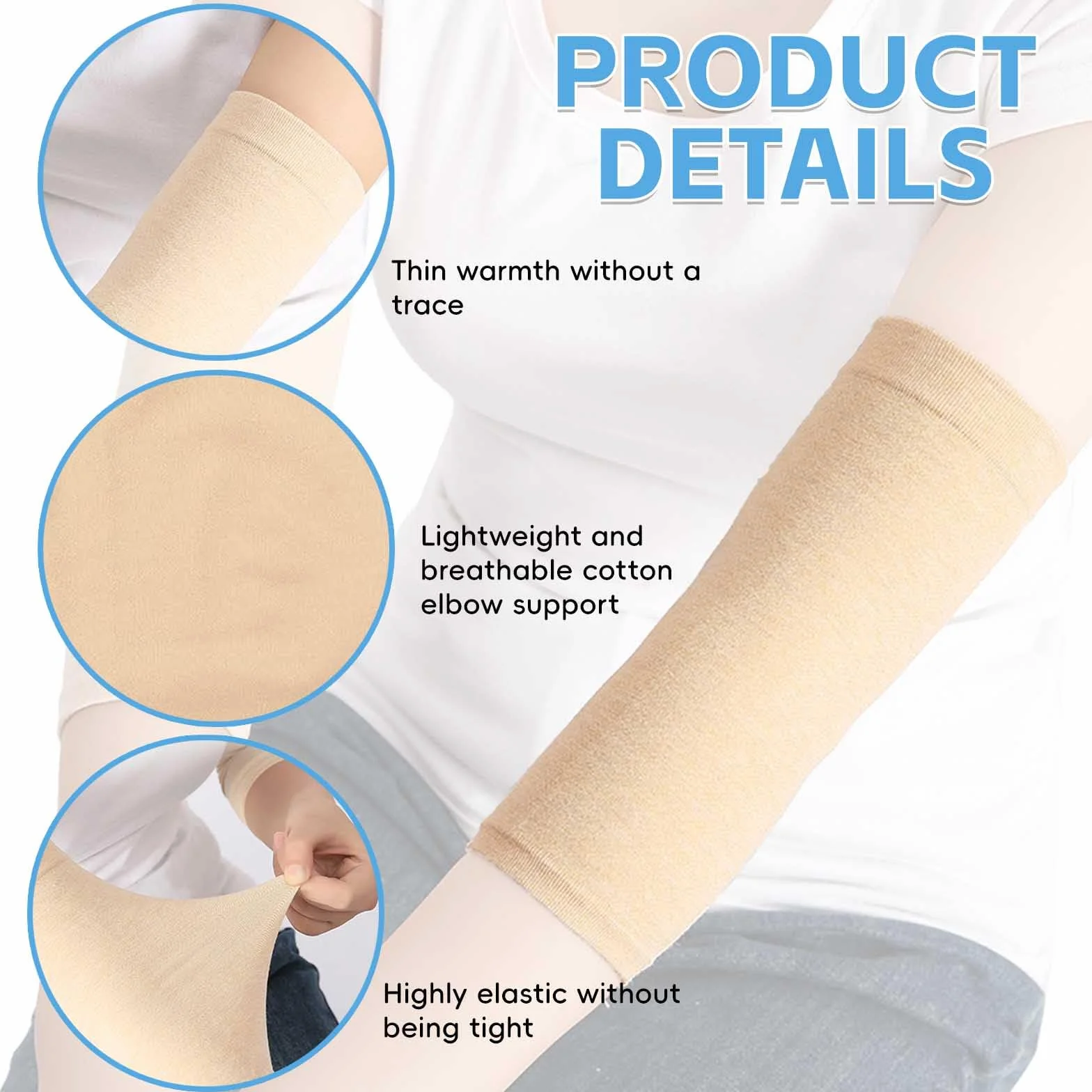 Manicotti copritatuaggi 3 paia maniche coprenti braccio unisex 20x7 cm traspiranti leggere per uomo donna sport lavoro occasioni formali