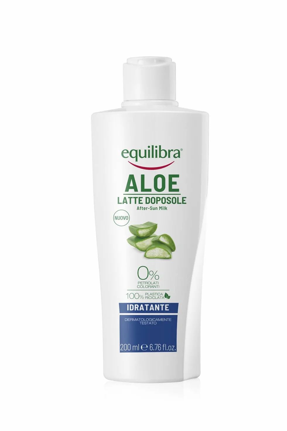 Equilibra Doposole Idratante Aloe Latte con Olio di Carota e Vitamina E 200 ml