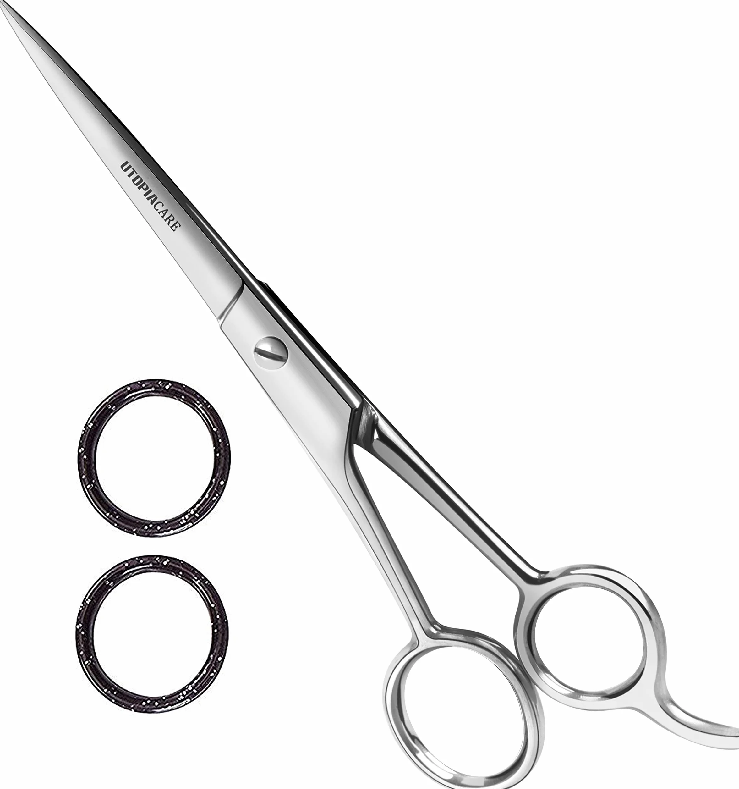 Utopia Care Forbici da parrucchiere in acciaio inox 6,5 Pollici Argento