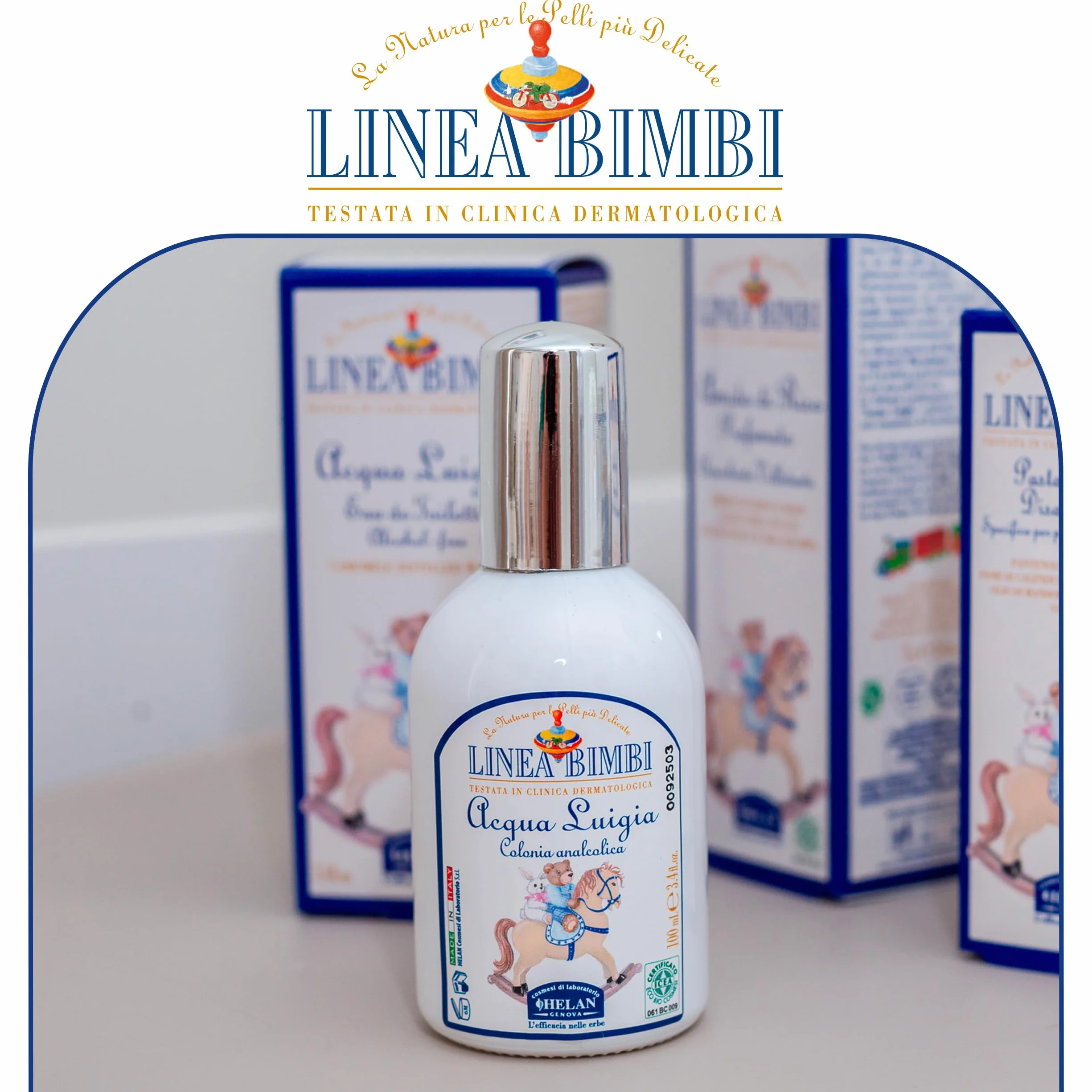 Helan Linea Bimbi Bio Acqua di Colonia Neonato Bambino Vaporizzatore Spray 100 ml